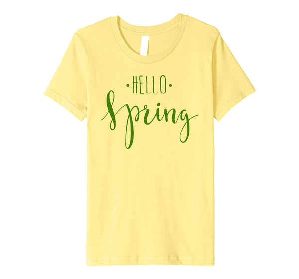 Hello Spring T Shirt Gift Men Women School Fun Easter Gift
