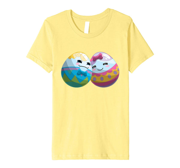 Easter Shirt with Cute Egg Couple for Men and Women