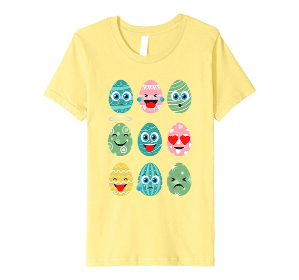 Funny Easter Eggs Emojis Birthday Shirt For Men And Women