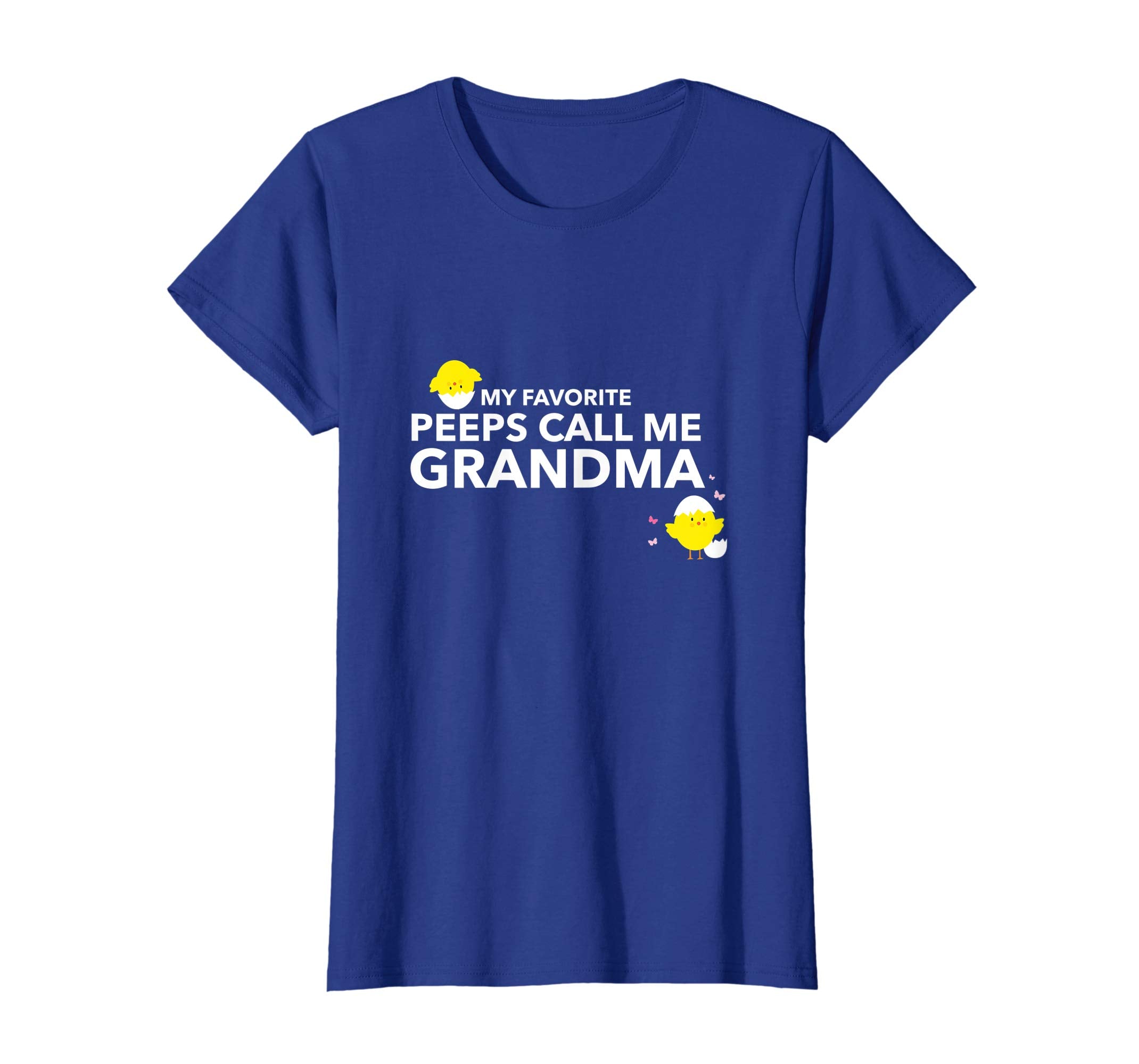 My Favorite Peeps Call Me Grandma Grandkids Easter T-Shirt