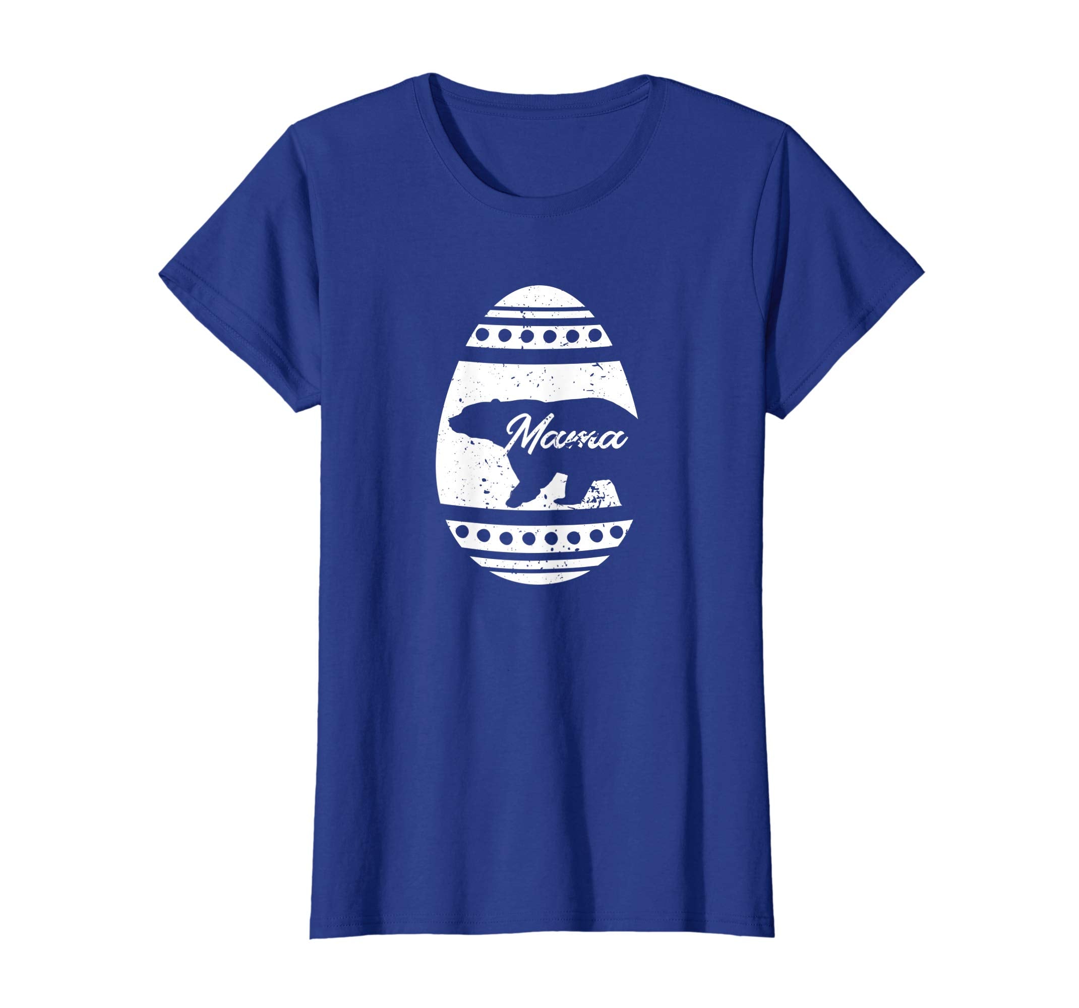 Womens Mama Bear Easter Egg T-Shirt Easter Bunny Gift for Mom