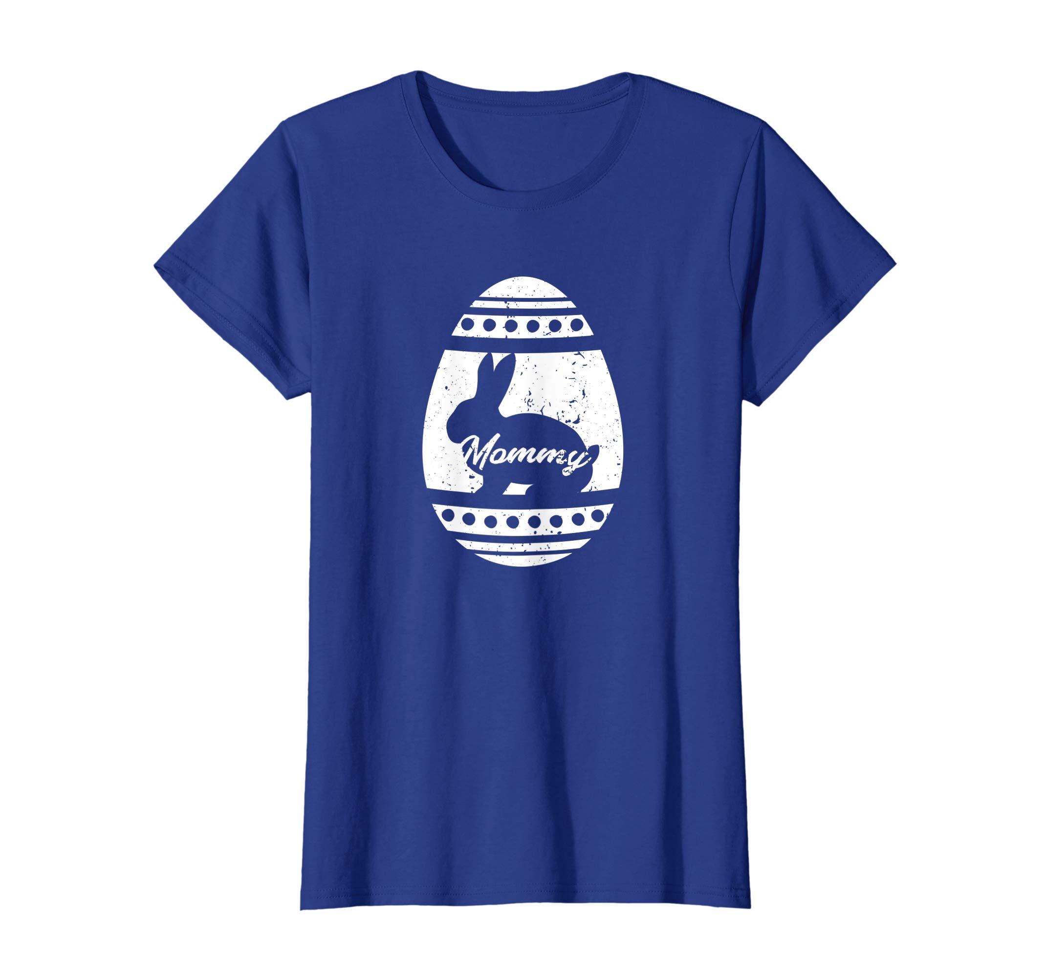 Womens Mommy Rabbit Easter Egg T-Shirt Easter Bunny Gift for Mom