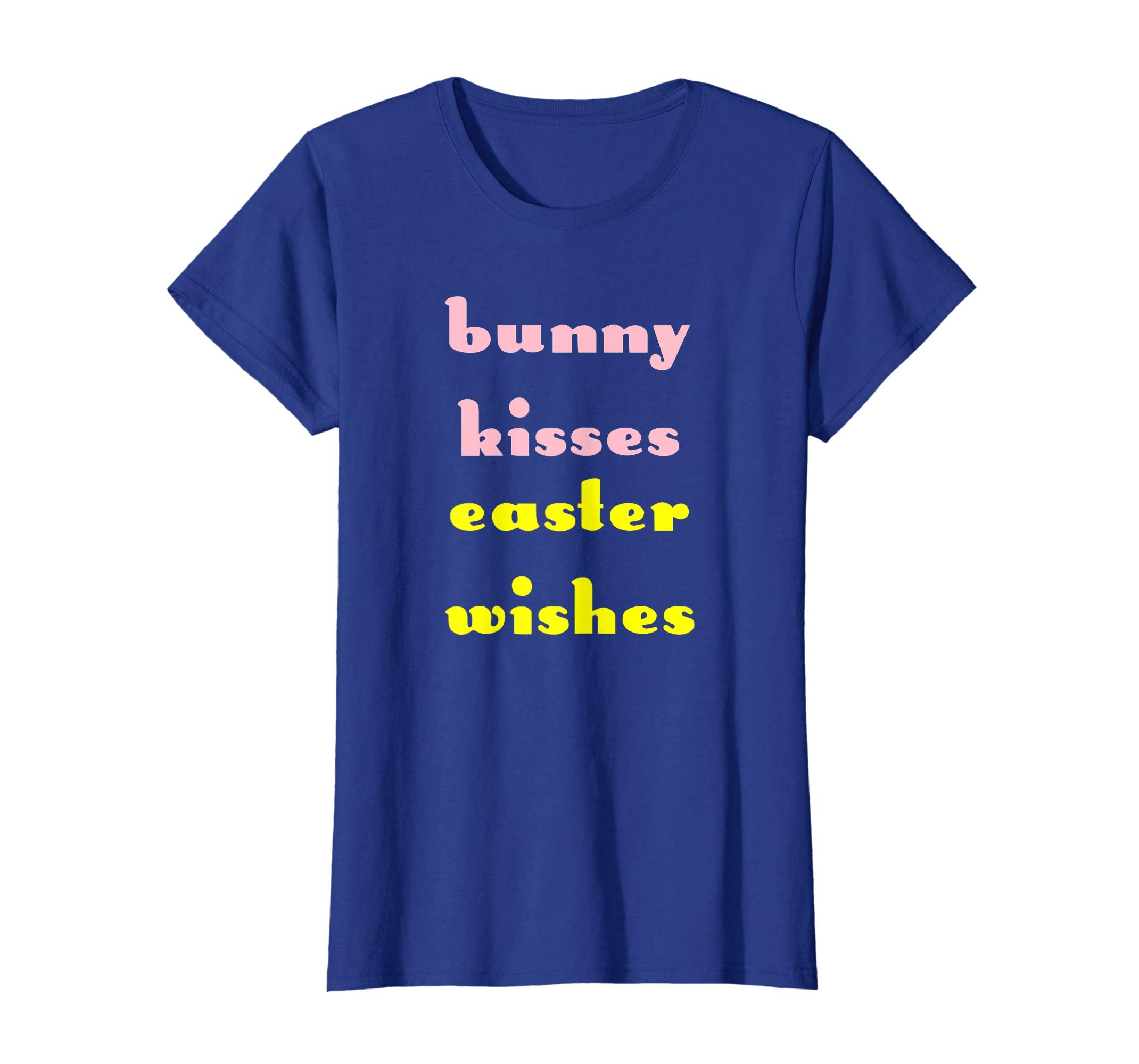 Bunny Kisses Easter Wishes T Shirt Easter Day Funny Gift