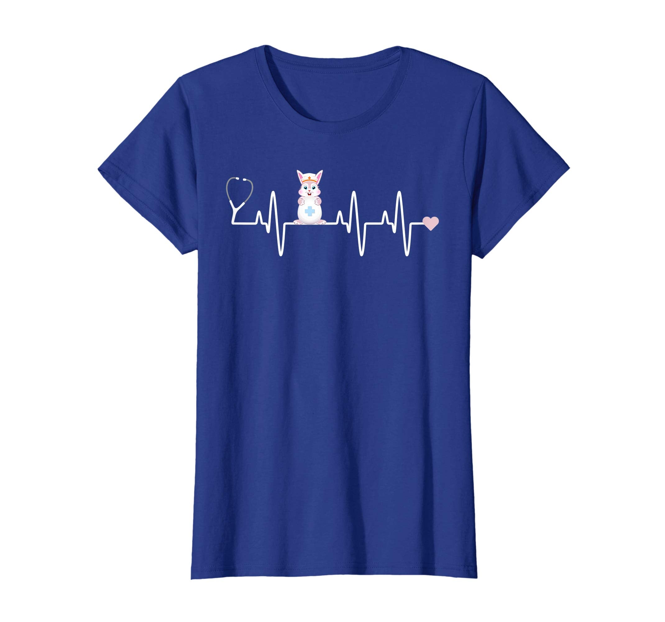 Stethoscope Heartbeat Nurse Doctor Easter Shirt RN CNA Gift