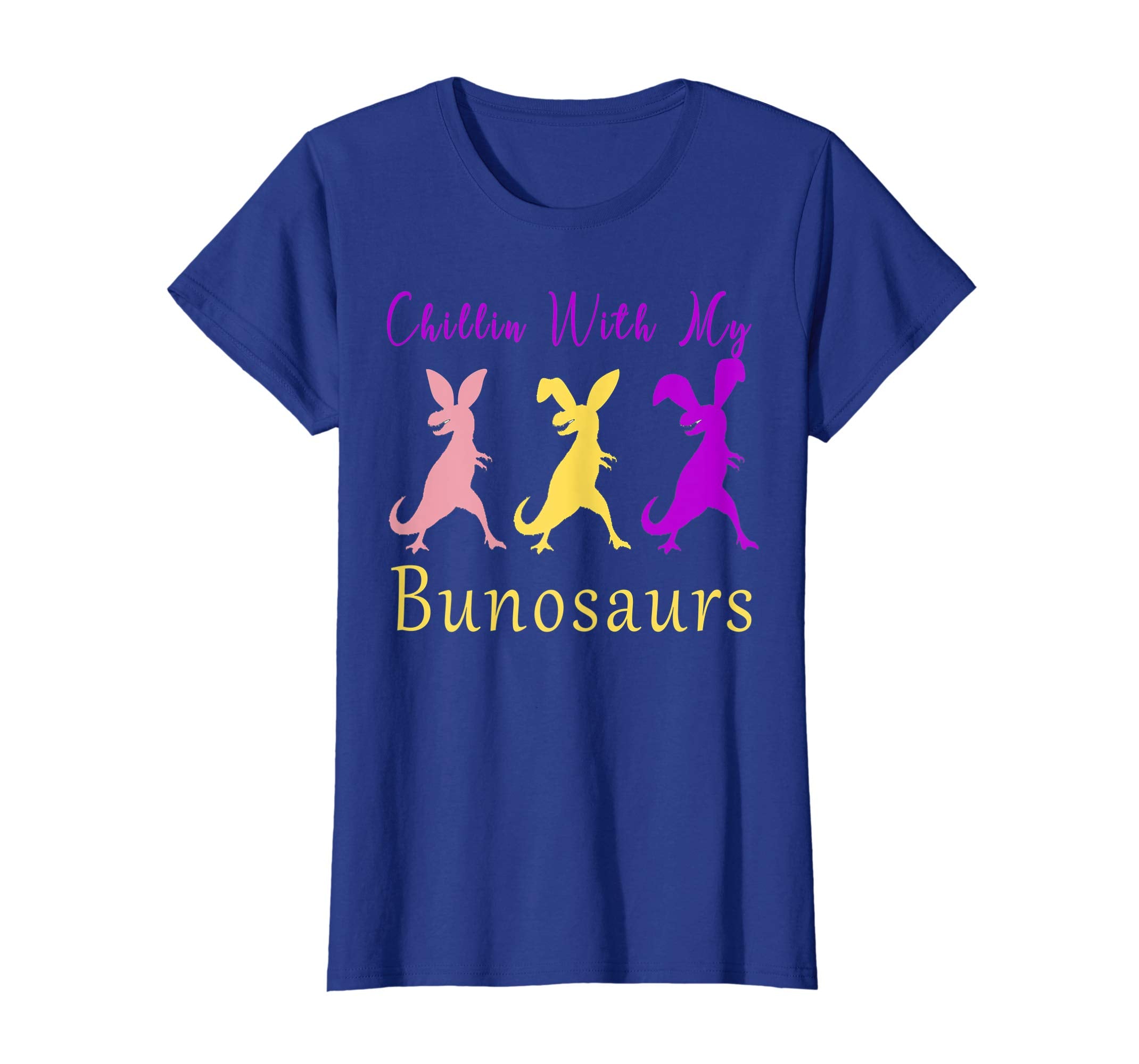 Funny Easter Chillin With My Bunosaurs Mother &amp; Father Shirt