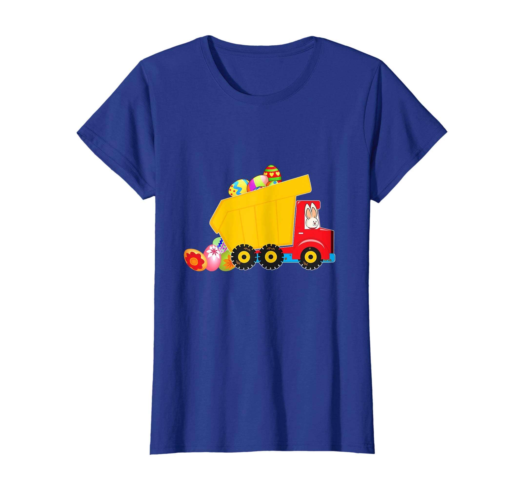 Moms of Boys Dump Truck Easter Bunny and Eggs Kids t shirt