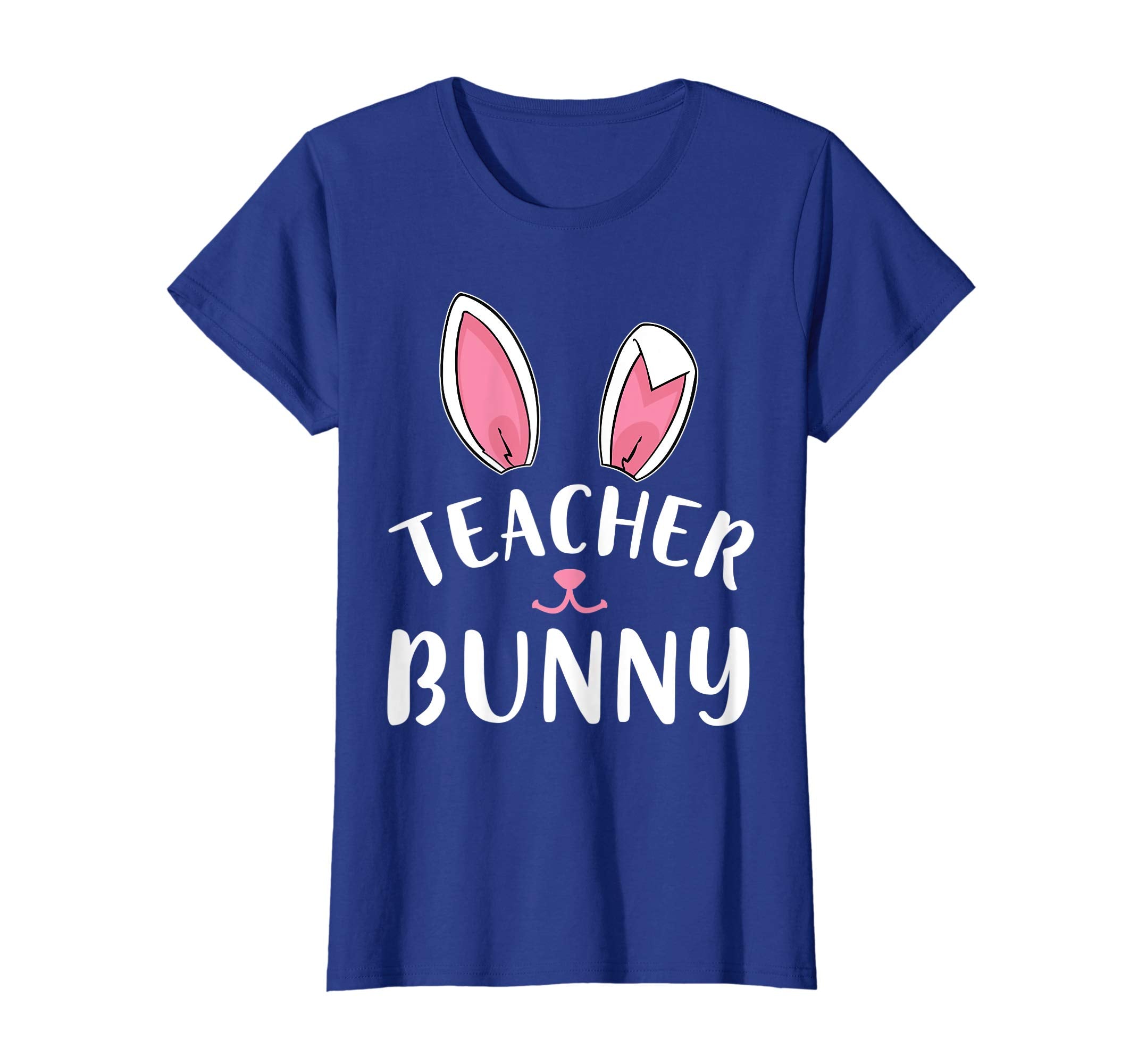 Lovely Bunny Rabbit Face Happy Easter Shirt Teacher Bunny