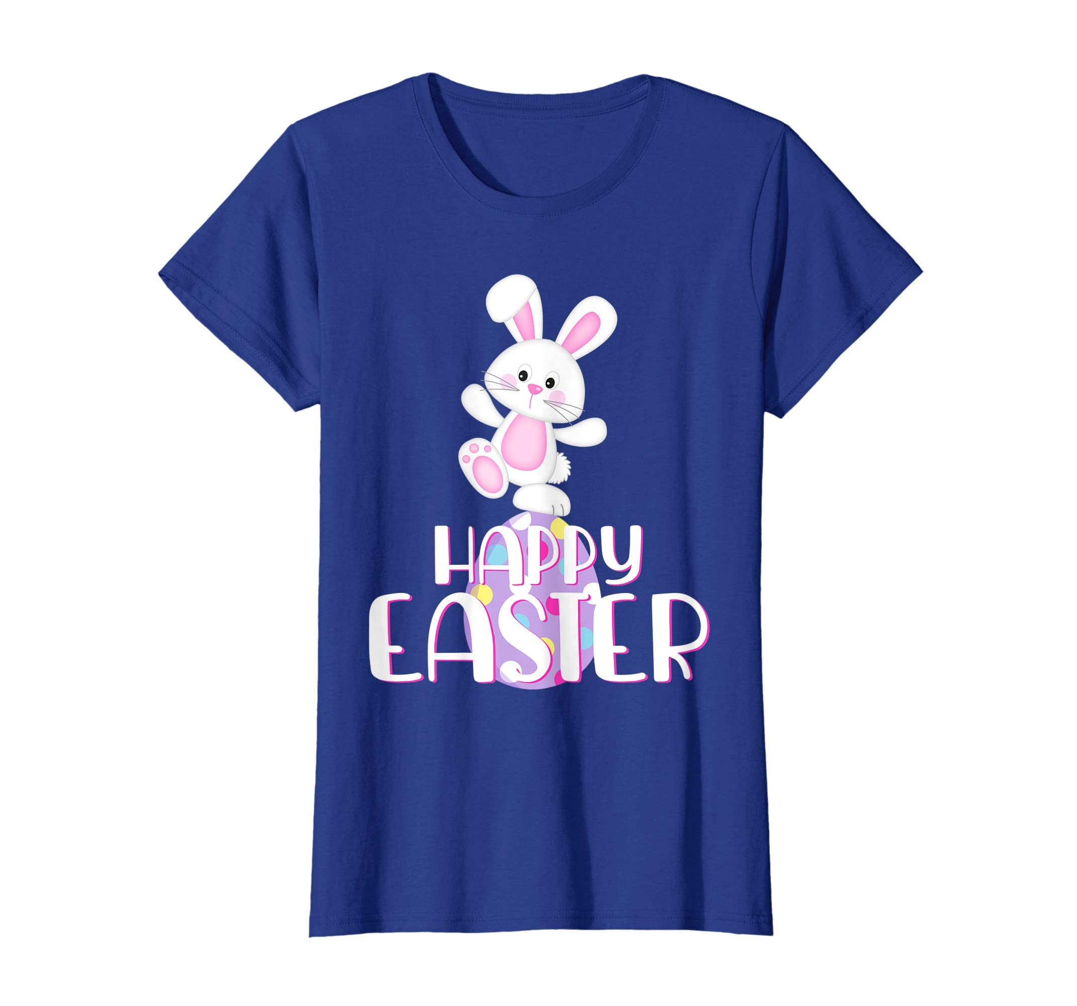 Happy Easter Shirt Cute Bunny &amp; Colorful Egg Easter Gift