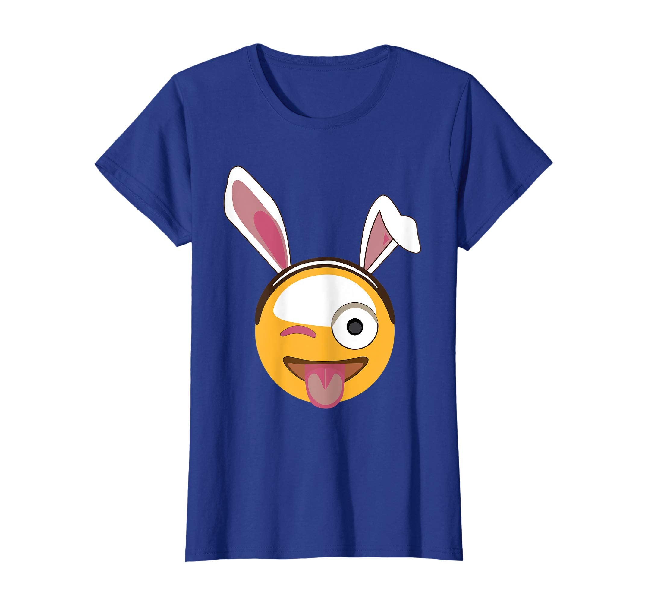 Big Smile Bunny Rabbit Emotion Face Happy Easter Day Shirt