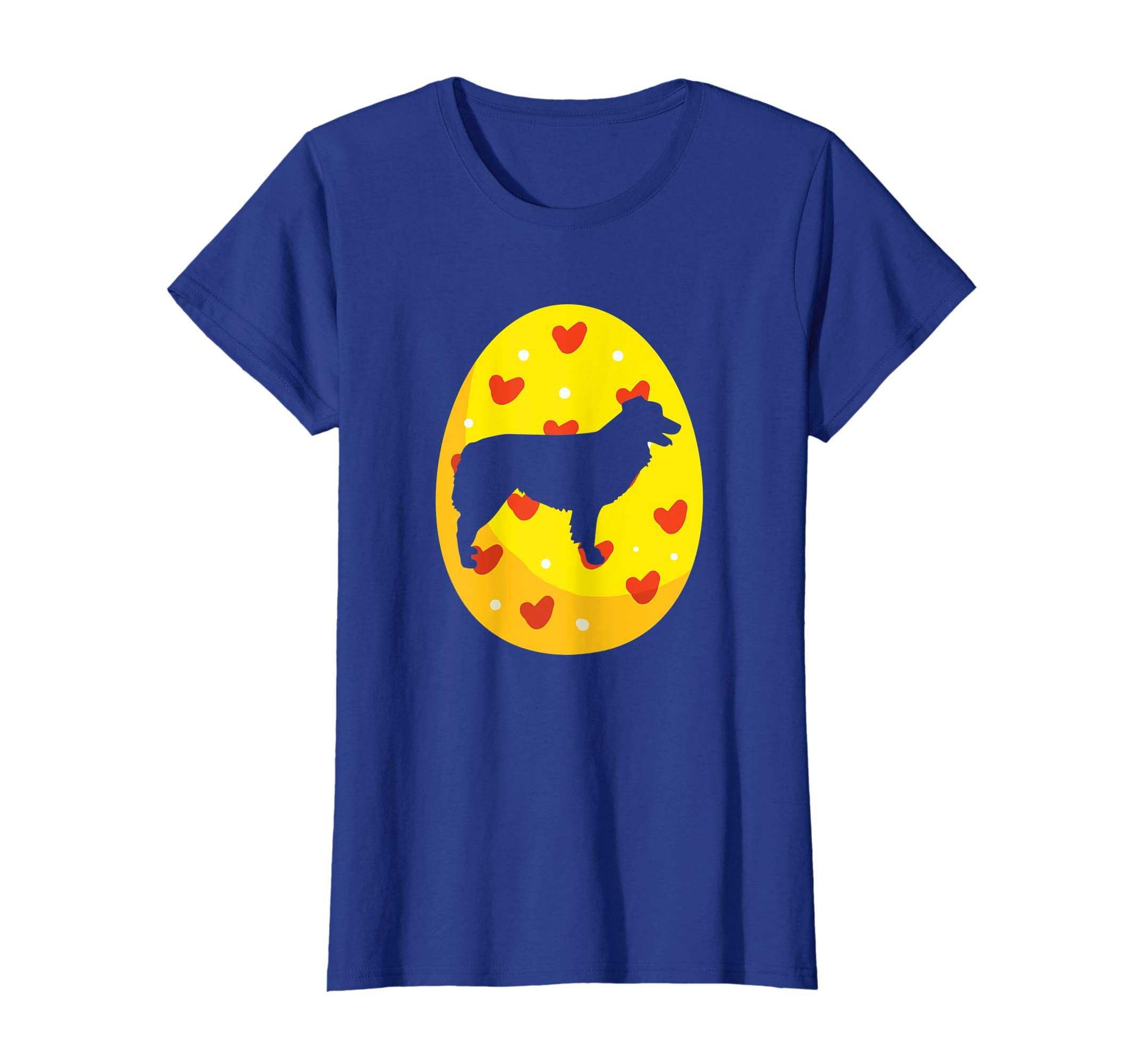 Australian Shepherd Easter Bunny Egg T-Shirt Dog Easter Gift