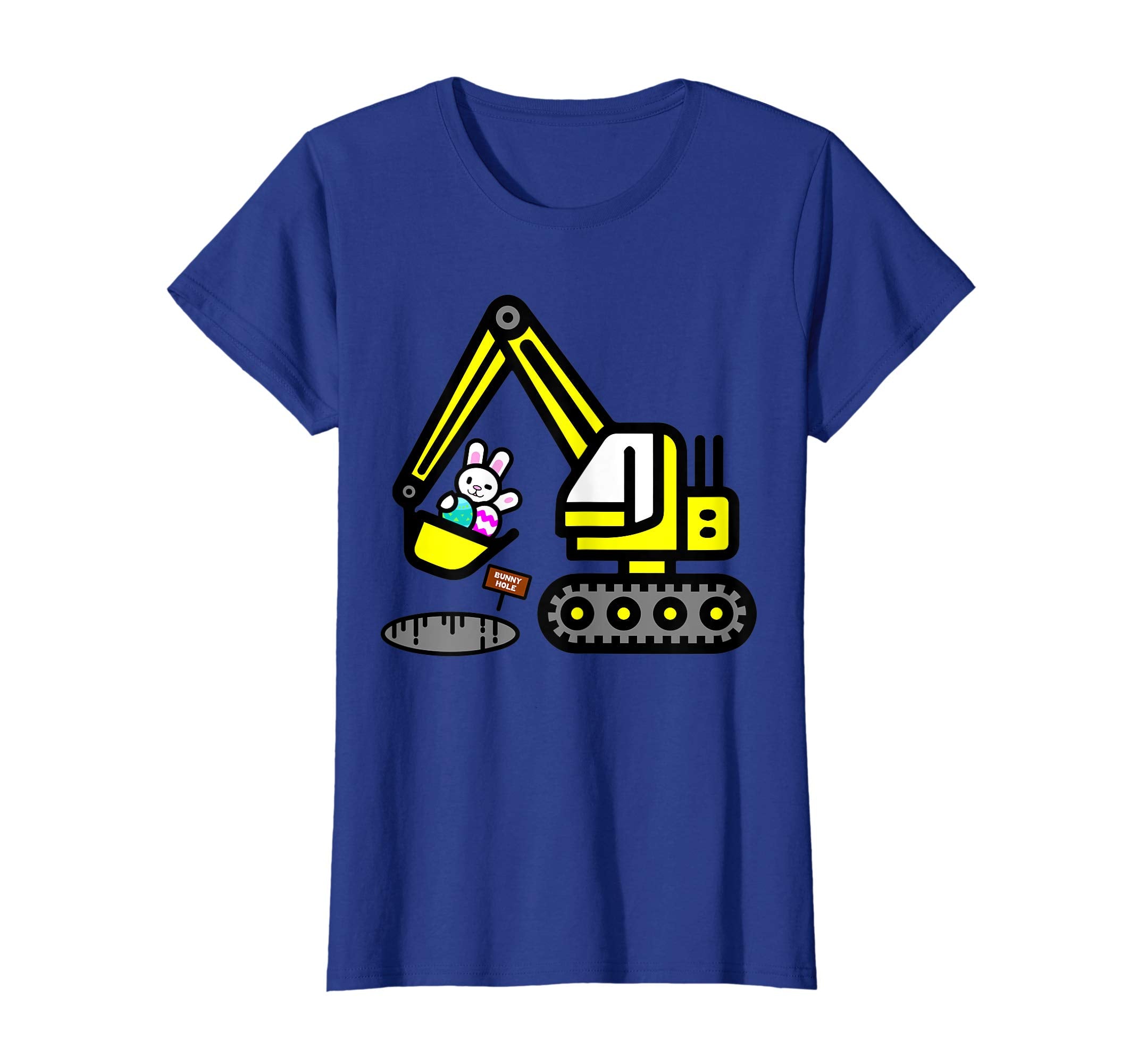 Funny Easter Egg Bunny Excavator Shirt Gift
