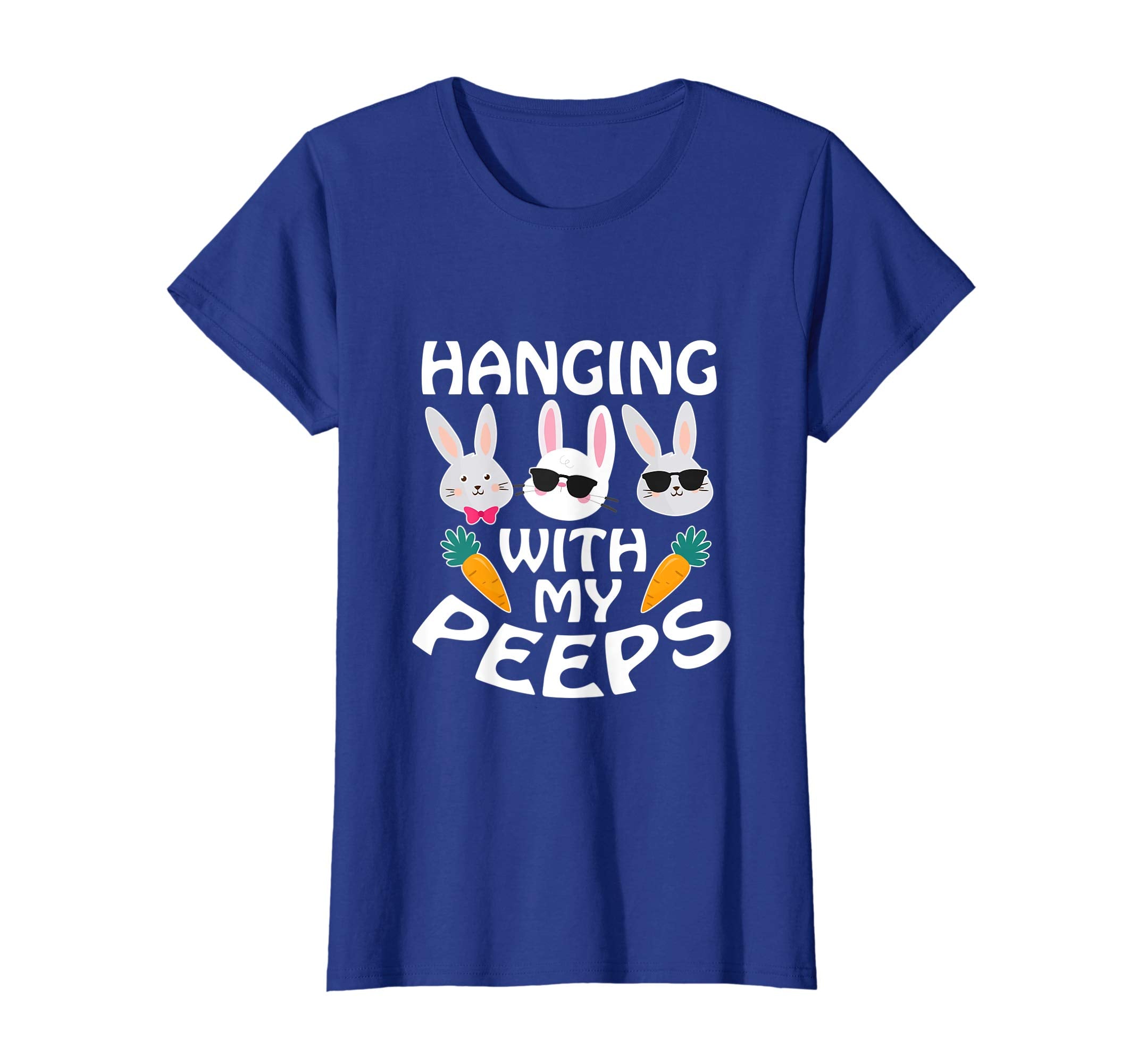 Cool Bunnies & Carrots Hanging With My Peeps Easter Shirt