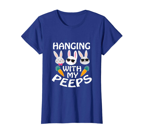 Cool Bunnies &amp; Carrots Hanging With My Peeps Easter Shirt