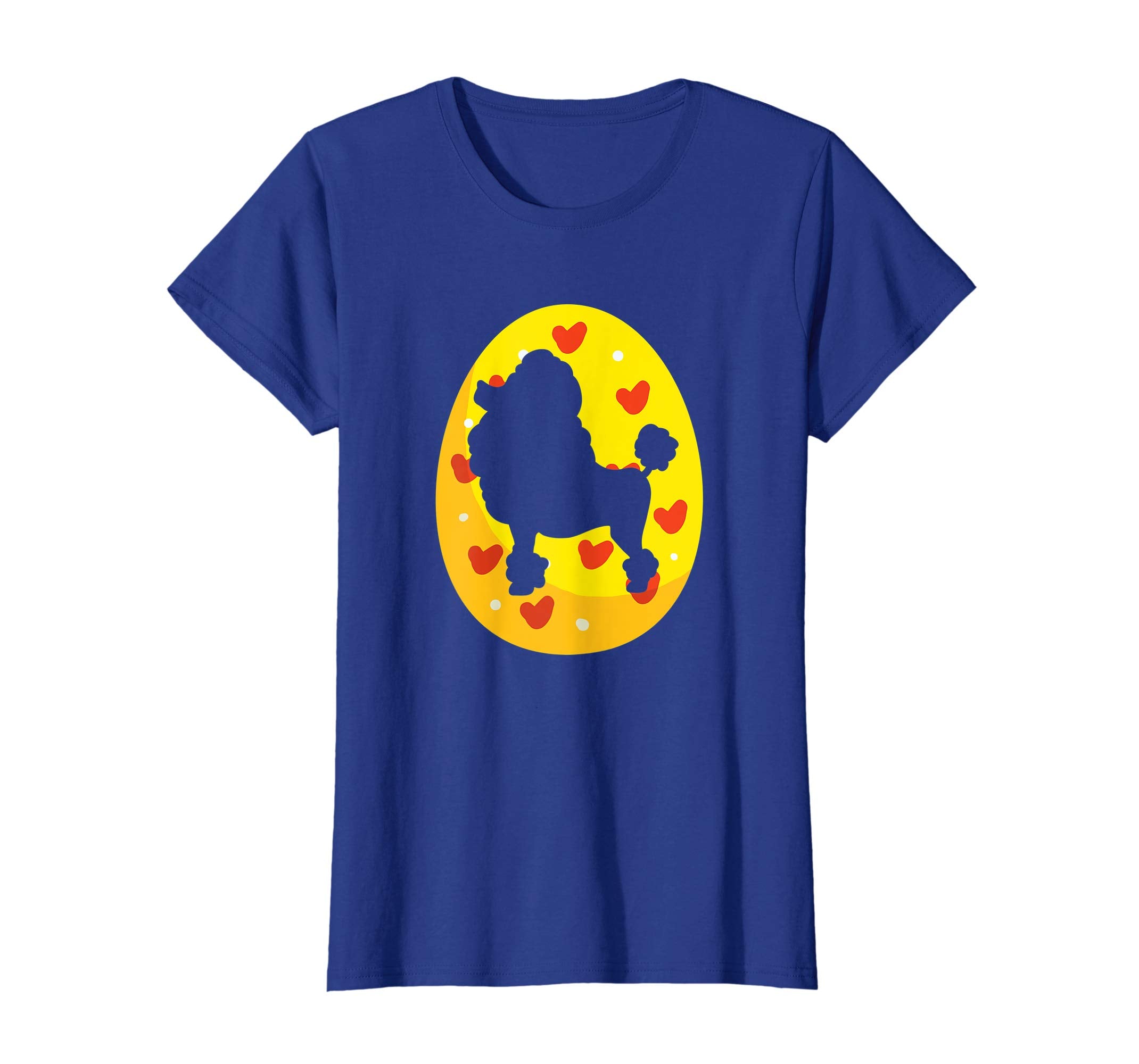 Poodle Easter Bunny Egg T-Shirt Dog Easter Gift