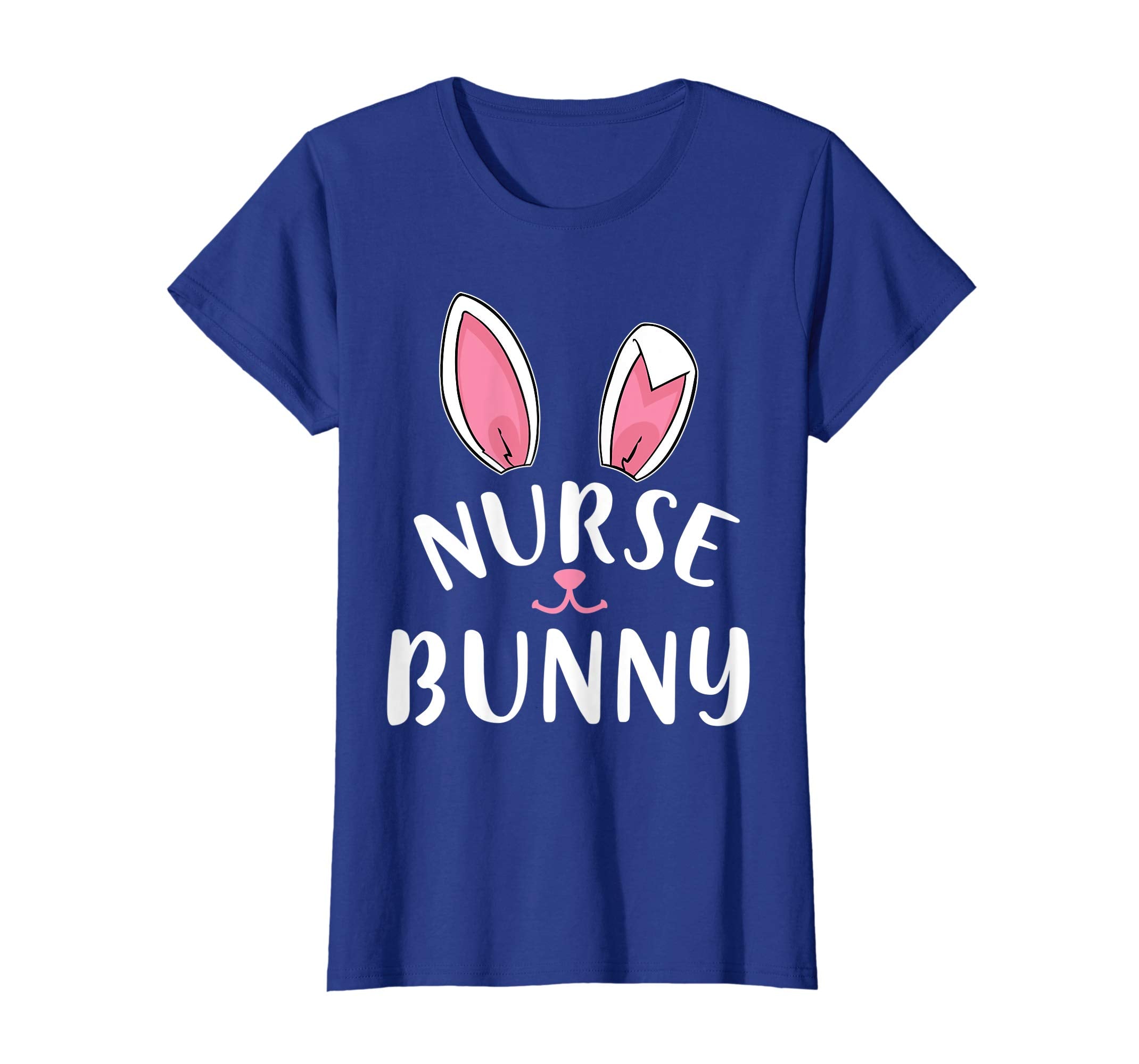 Lovely Bunny Rabbit Face Happy Easter Shirt Nurse Bunny