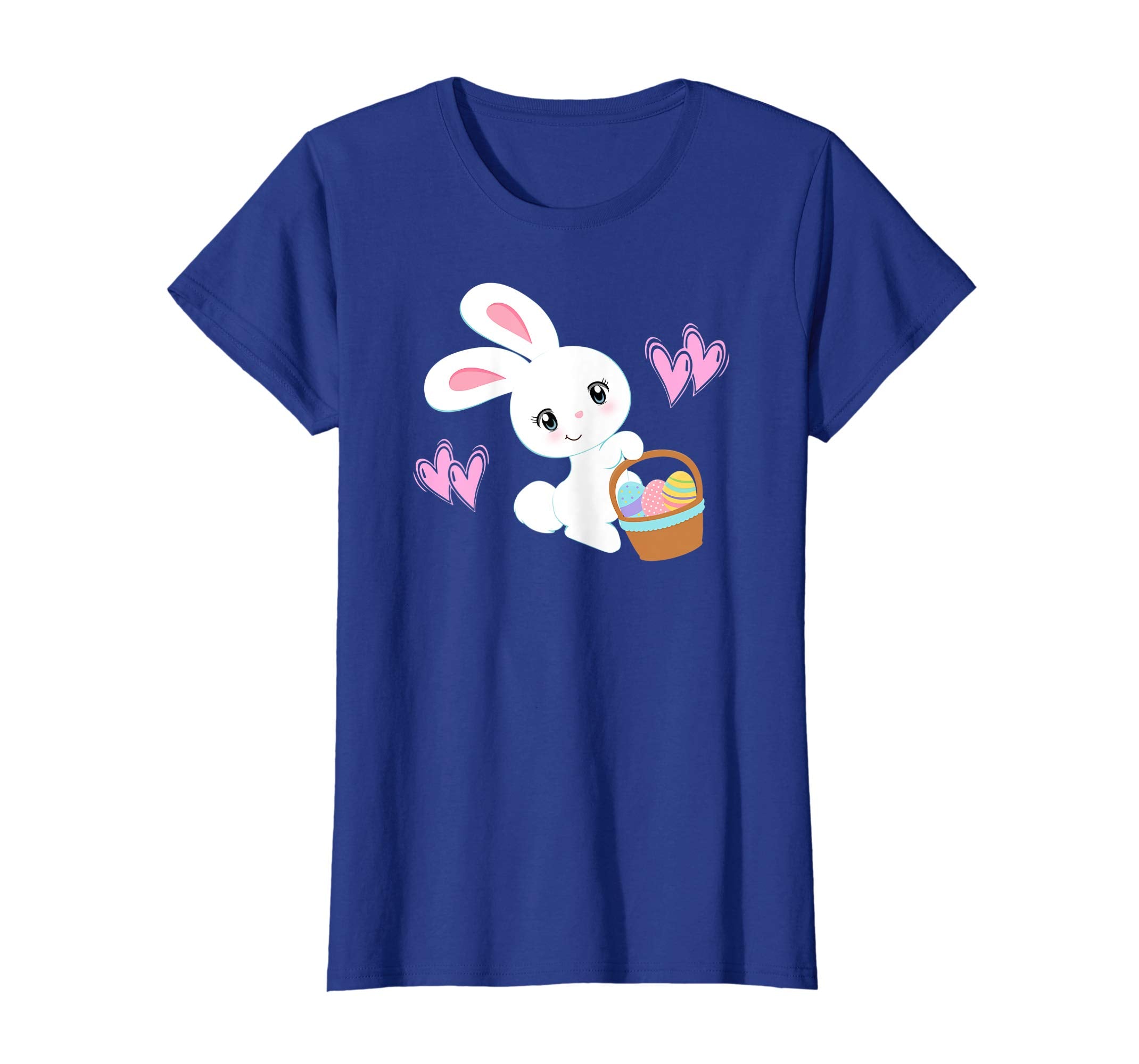 Bunny T-Shirt Girls Women Kids Cute Easter Egg Hunt Bunnies