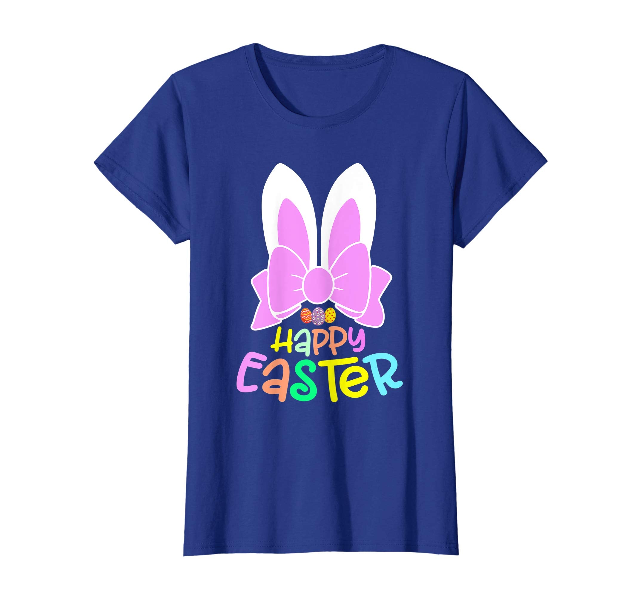 Bunny Ears Eggs Happy Easter Kids Boys Girls T Shirt Gift