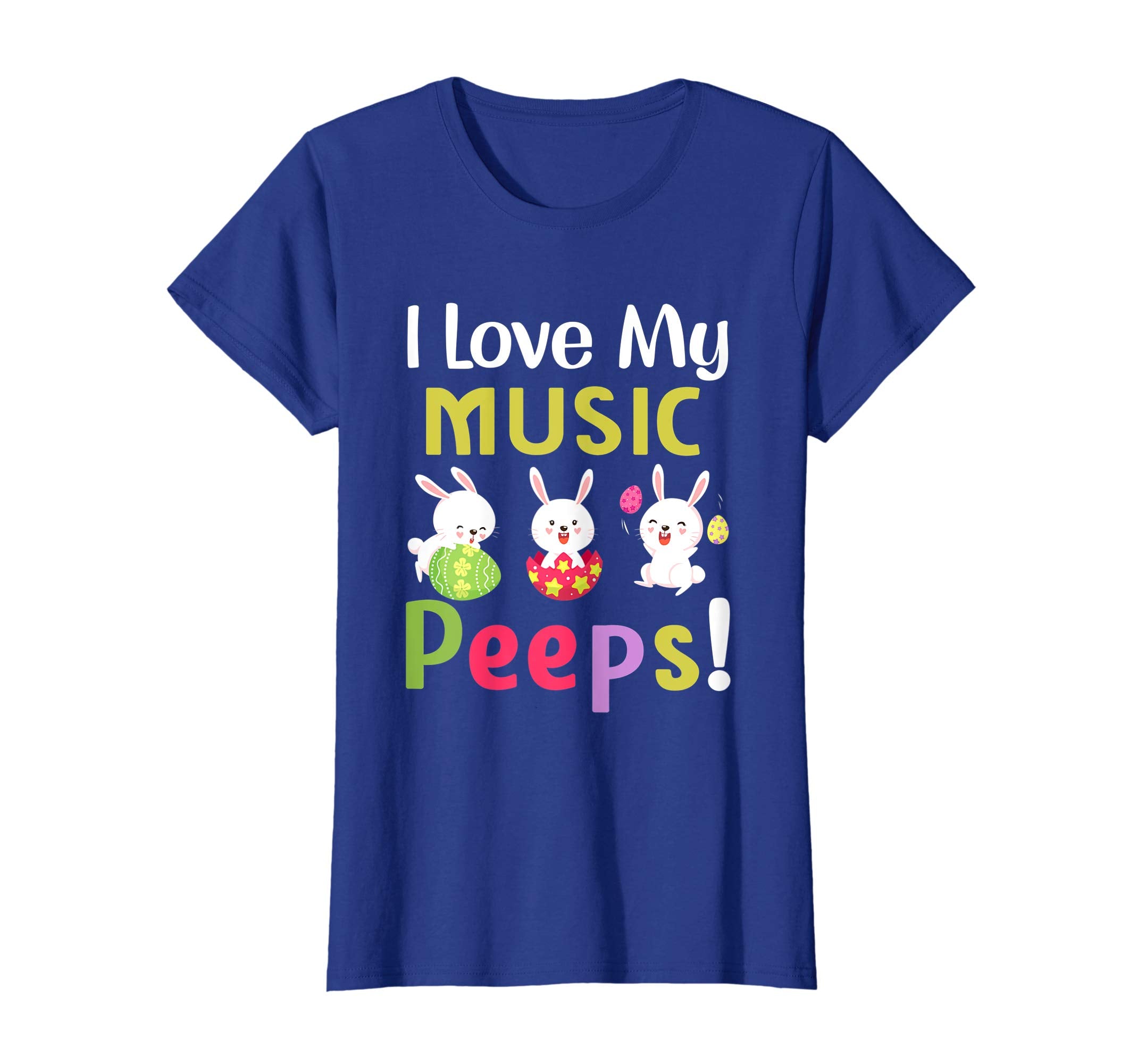 I Love My Music Peeps Happy Easter Teacher Tshirt