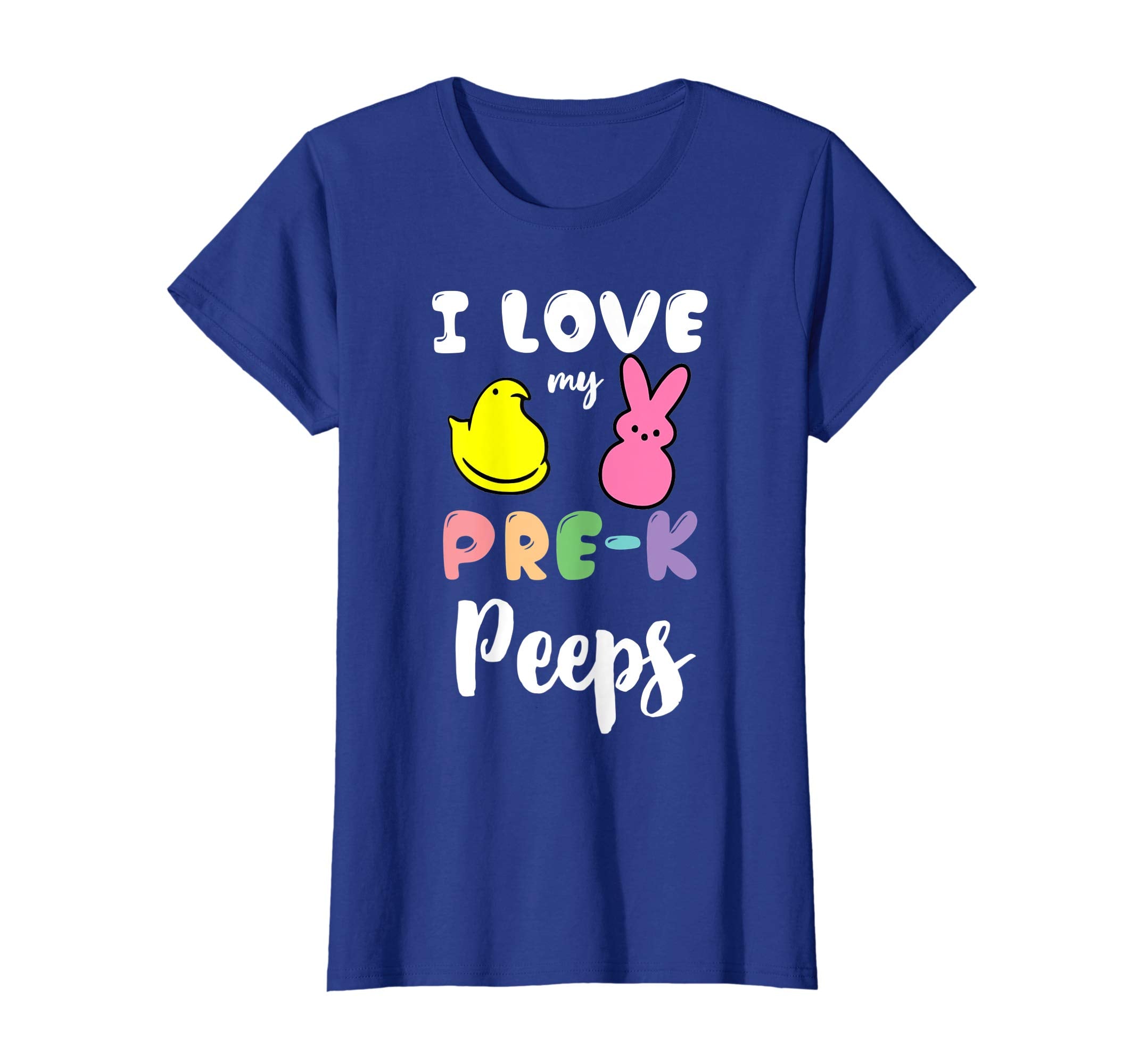 Easter Eggs I Love My Pre-k Peeps Funny T Shirt For Kids
