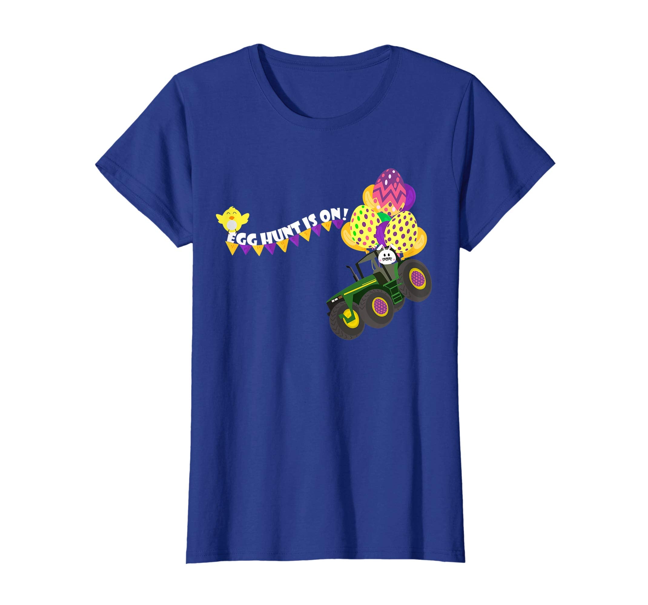 Easter Egg Hunt Shirt Funny Tractor T-Shirt Kids Boys Gifts