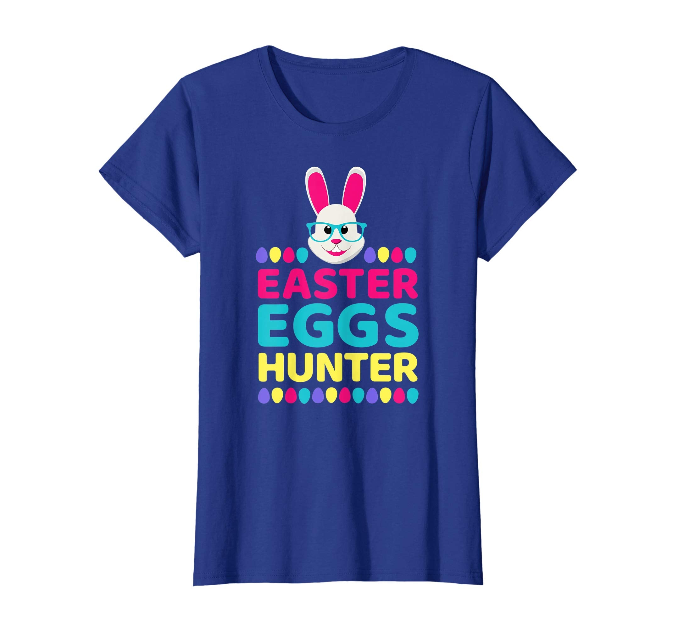 Egg Hunter Easter T-Shirt Boys Girls Cute Bunny Gift Tee
