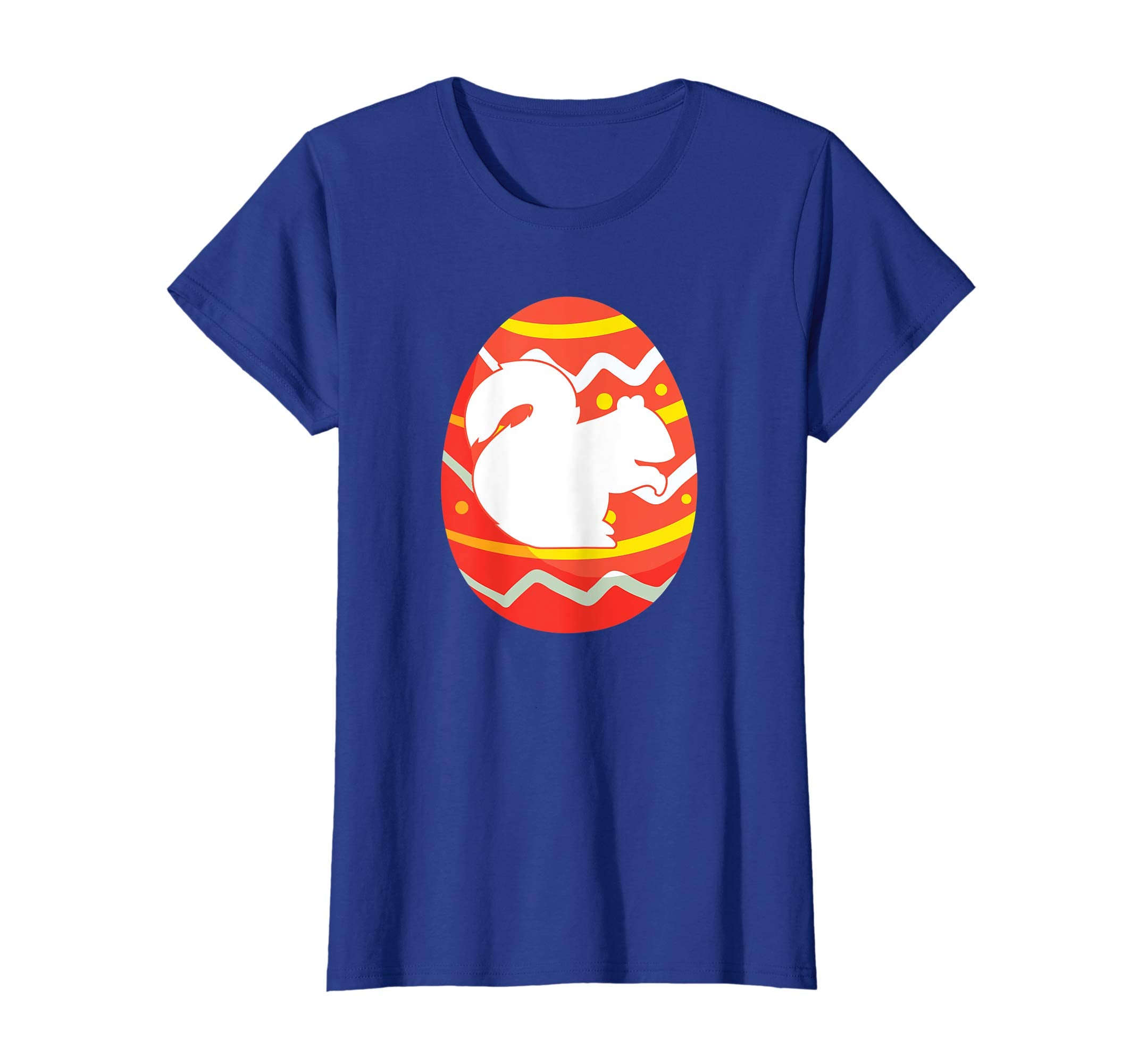 Squirrel Happy Easter Egg Bunny T-Shirt for Kids Boys Girls