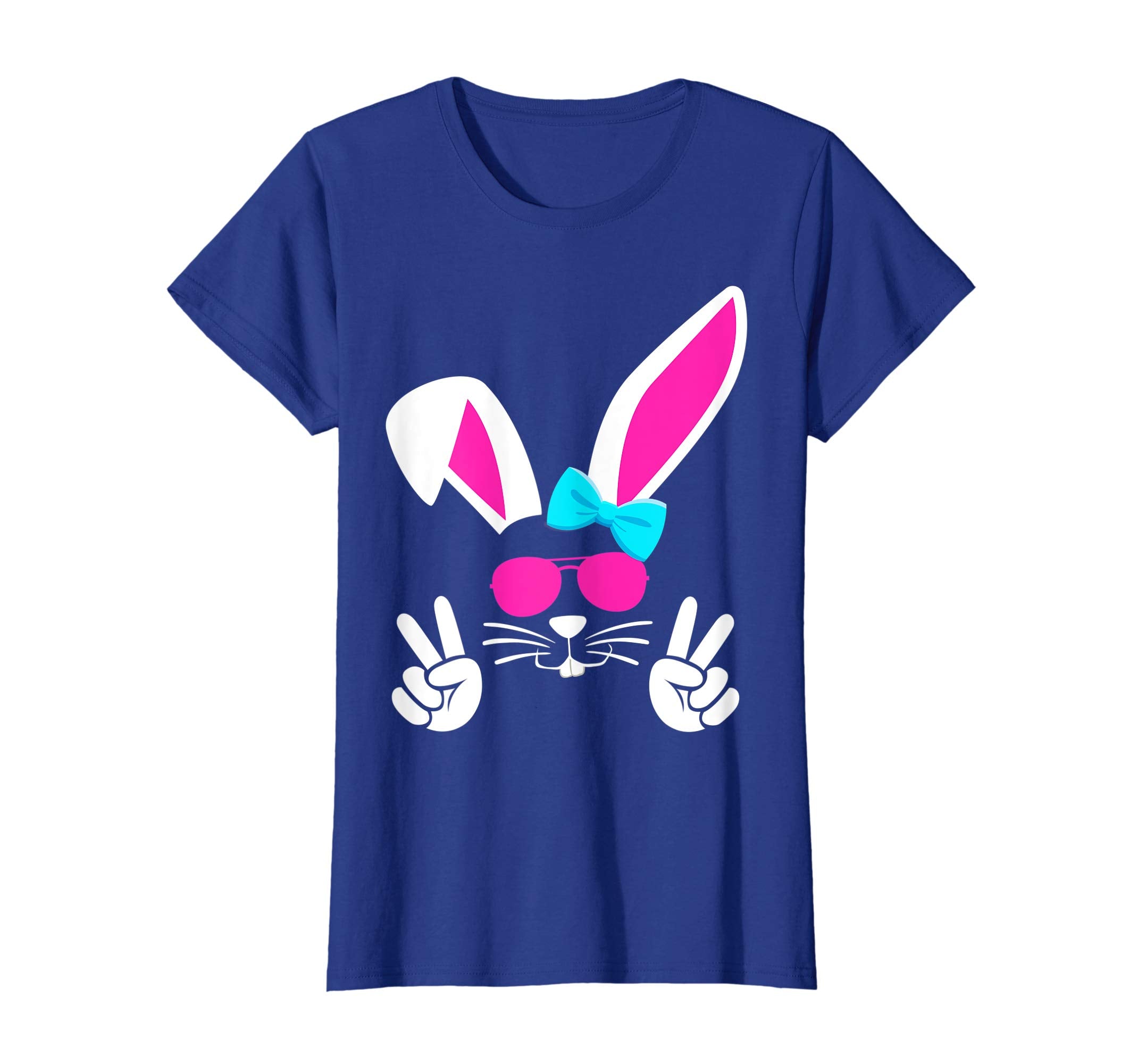 Cute Easter Bunny Shirt Hunting Eggs Gold Bling Tee