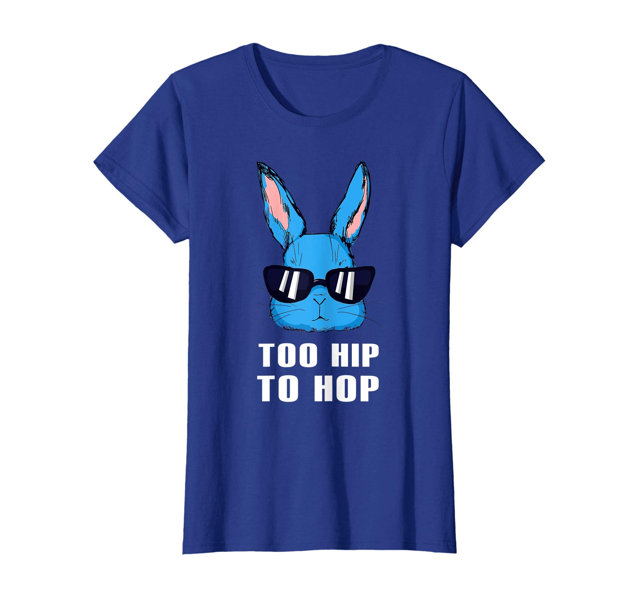 Too Hip To Hop Bunny In Sunglasses Easter Day Shirt