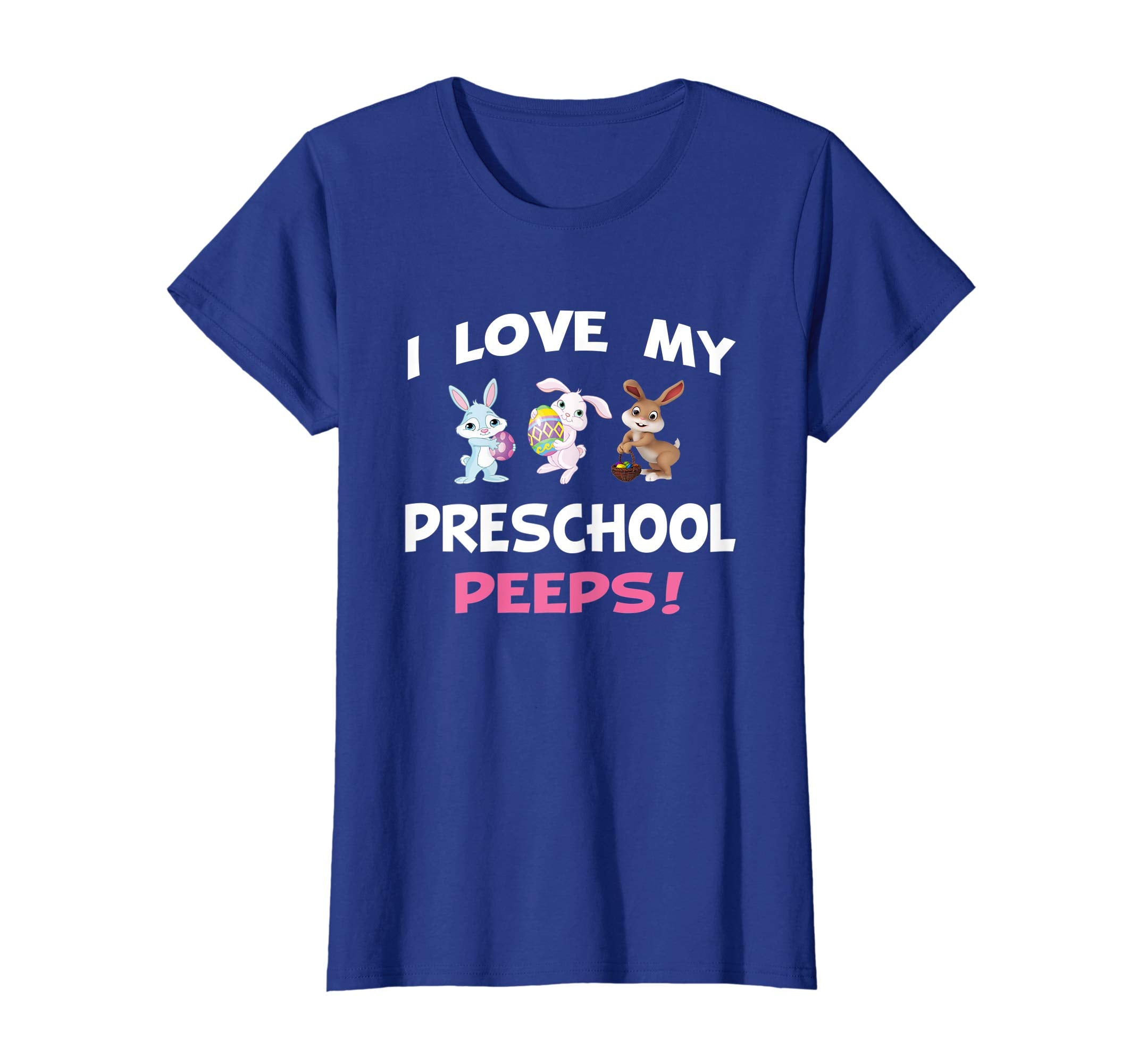Teacher bunny Easter tshirt I love my preschool peeps