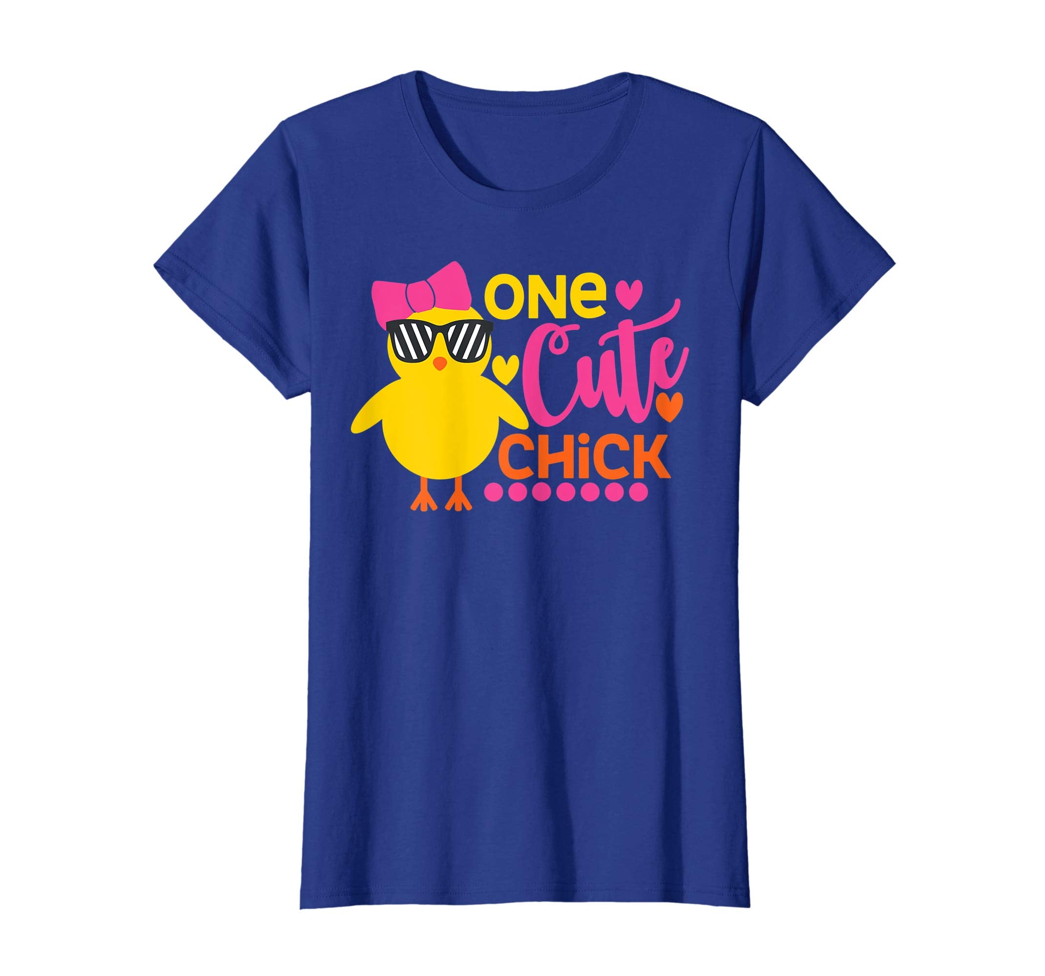 One Cute Chick Egg Hunt Funny Chicken Easter 2019 T-Shirt