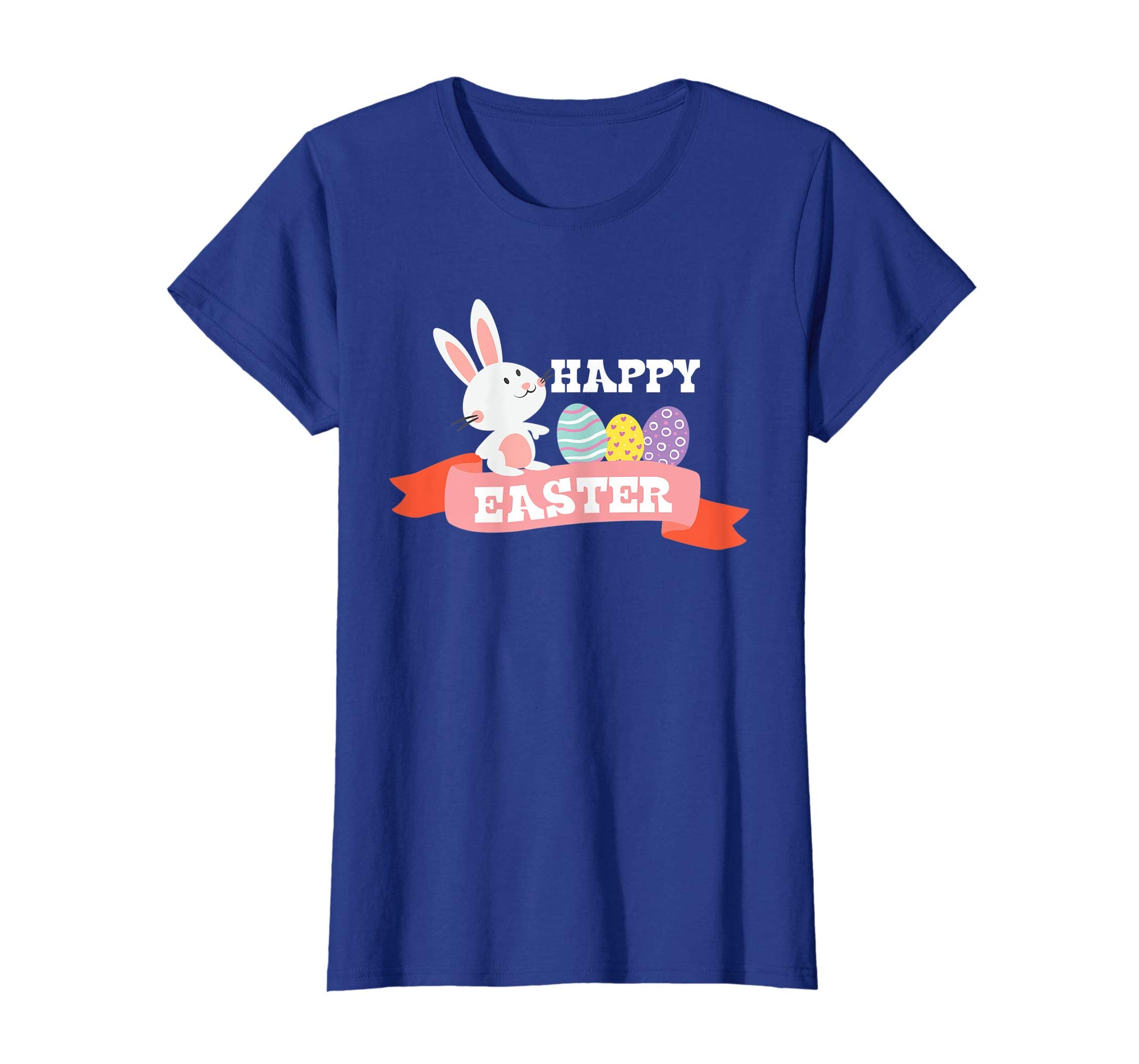 Hoppy Easter T Shirt Cute Bunny Easter Eggs Gift