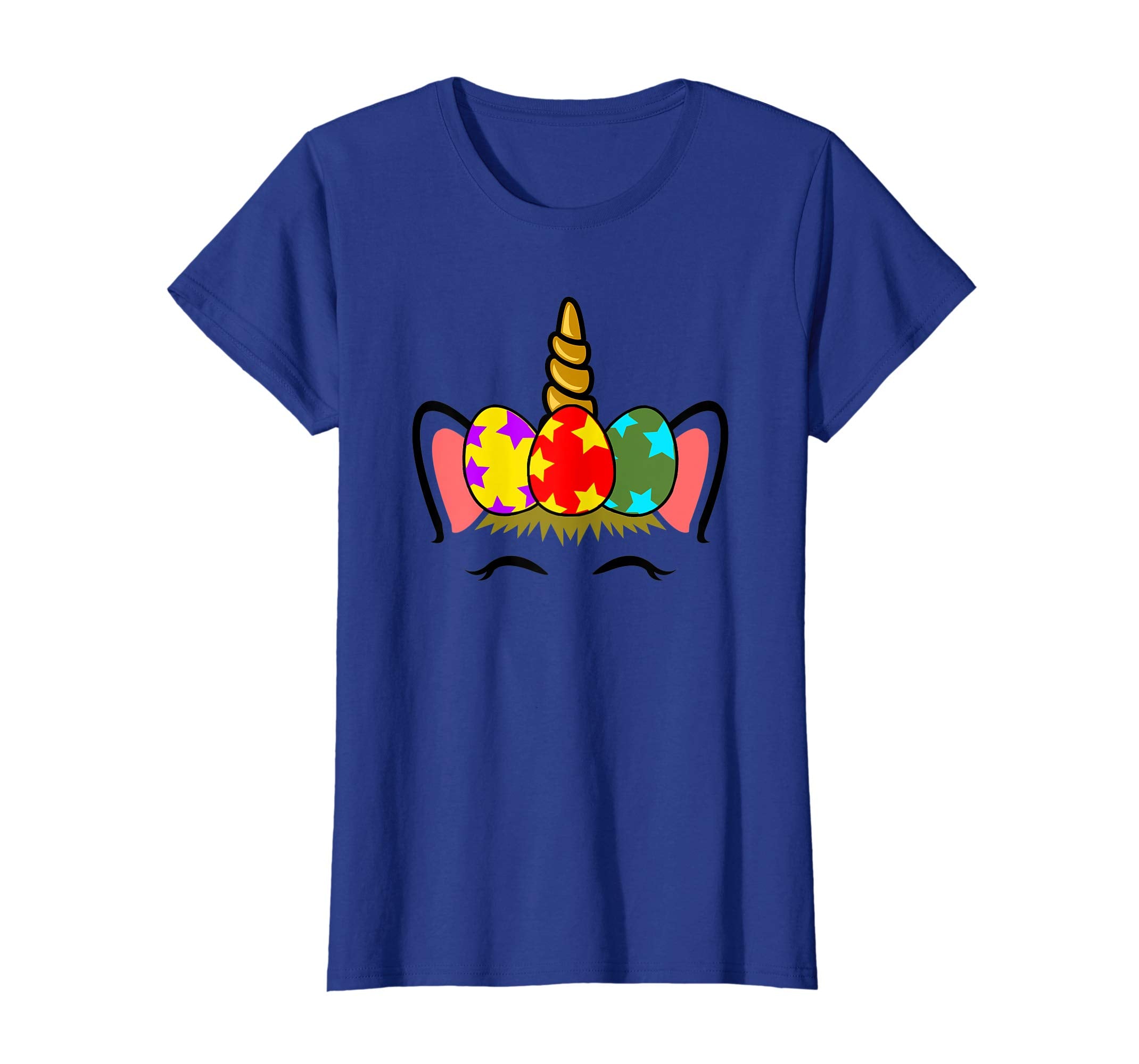 Easter Unicorn Girl Shirt | Cute Easter Painted Eggs Gift