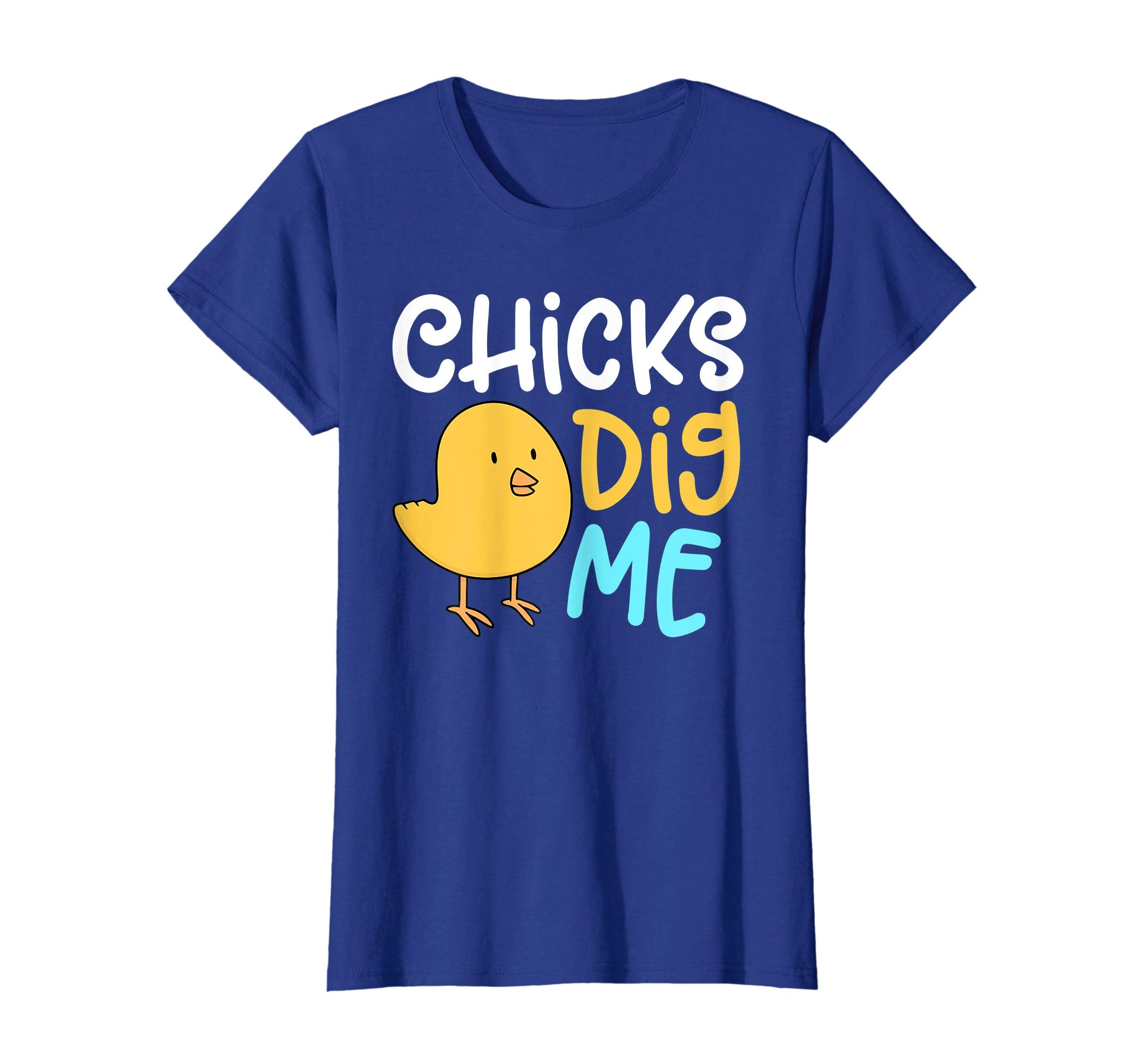 Chicks Dig Me Egg Hunt Happy Easter Kids Boys Girls T Shirt