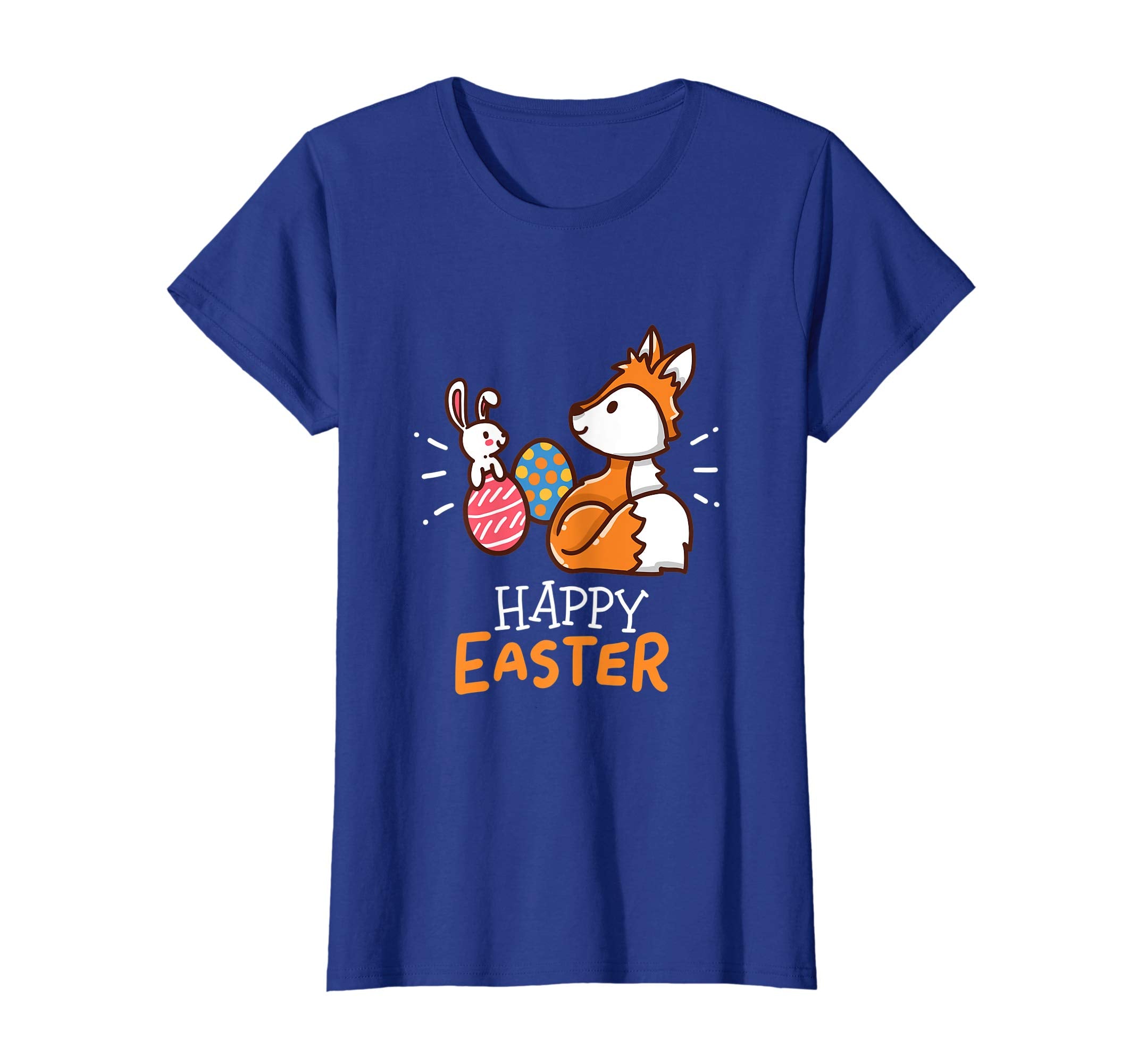 Happy Easter Fox shirt with bunny - Gift for Kids