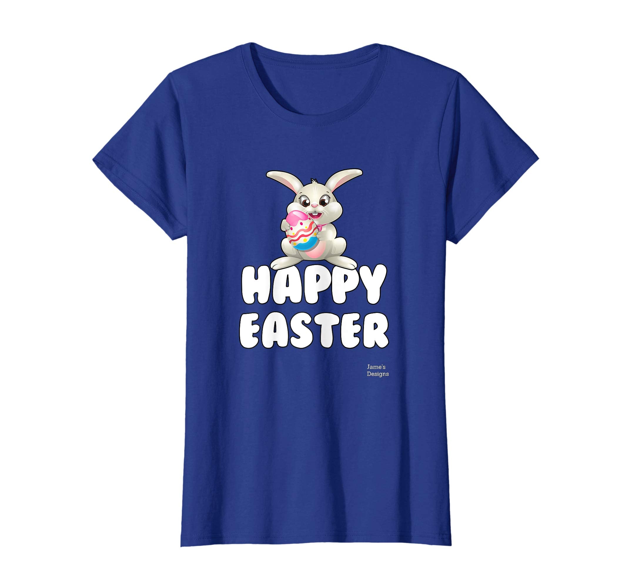 Jame's Designs: Happy Easter Bunny Rabbit Cute Bunny T-Shirt