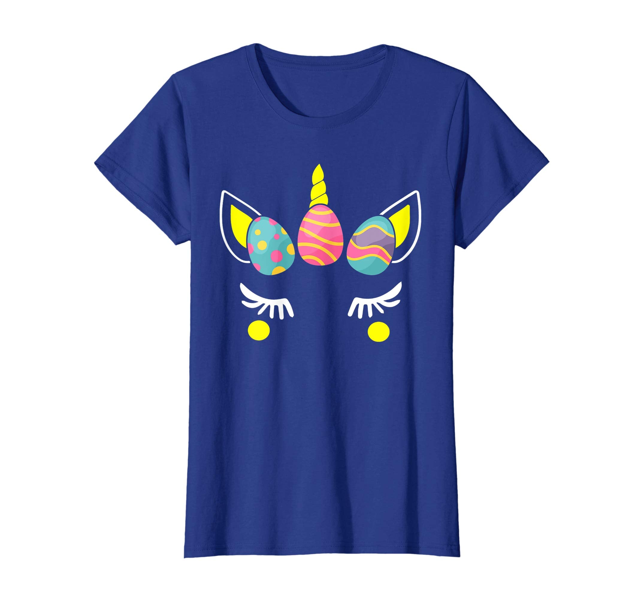 Funny Bunny Unicorn Face Easter Egg Easter Day Shirt Gift