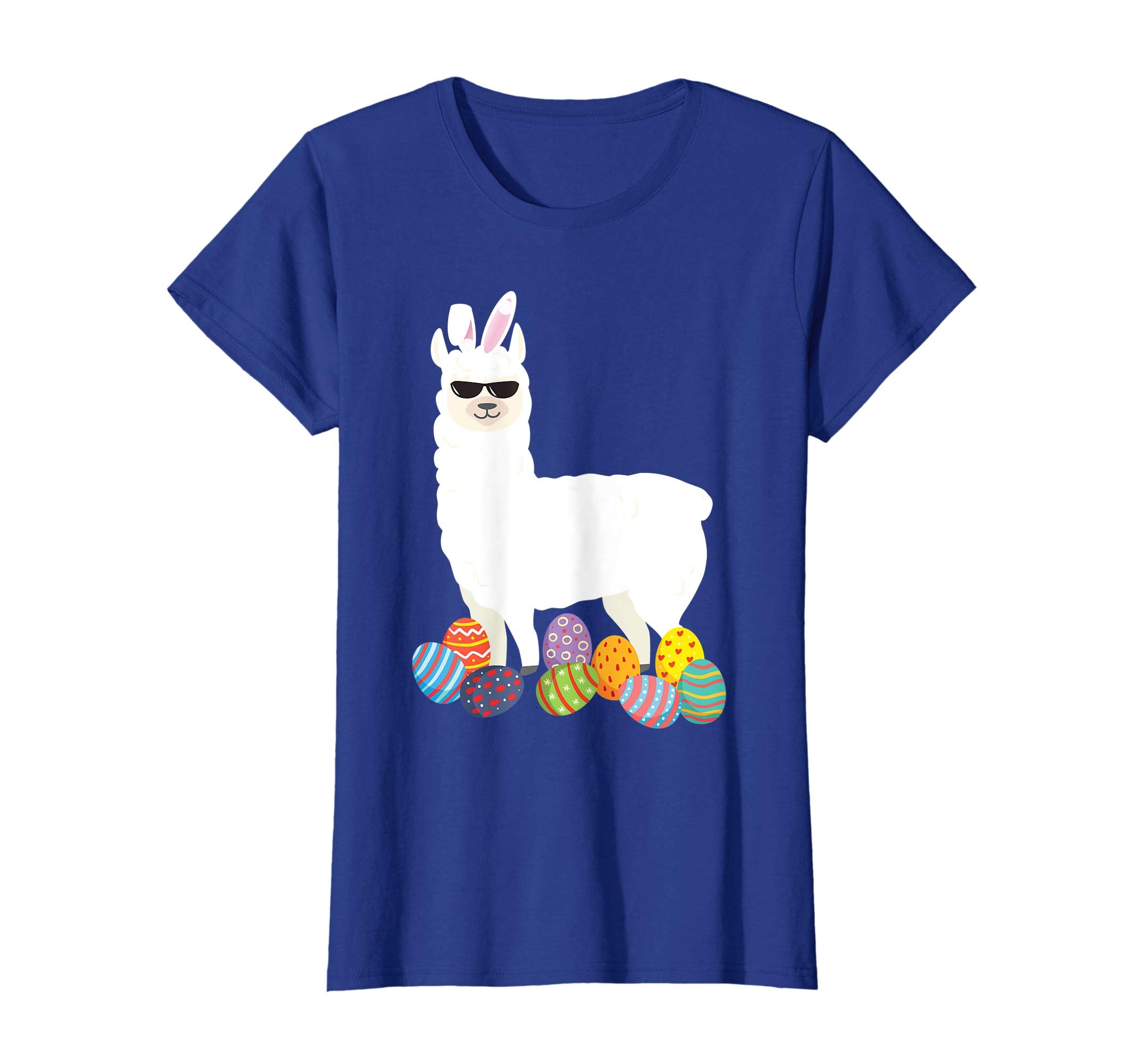 Llama Bunny Ear With Egg Easter Easter Day T - Shirt