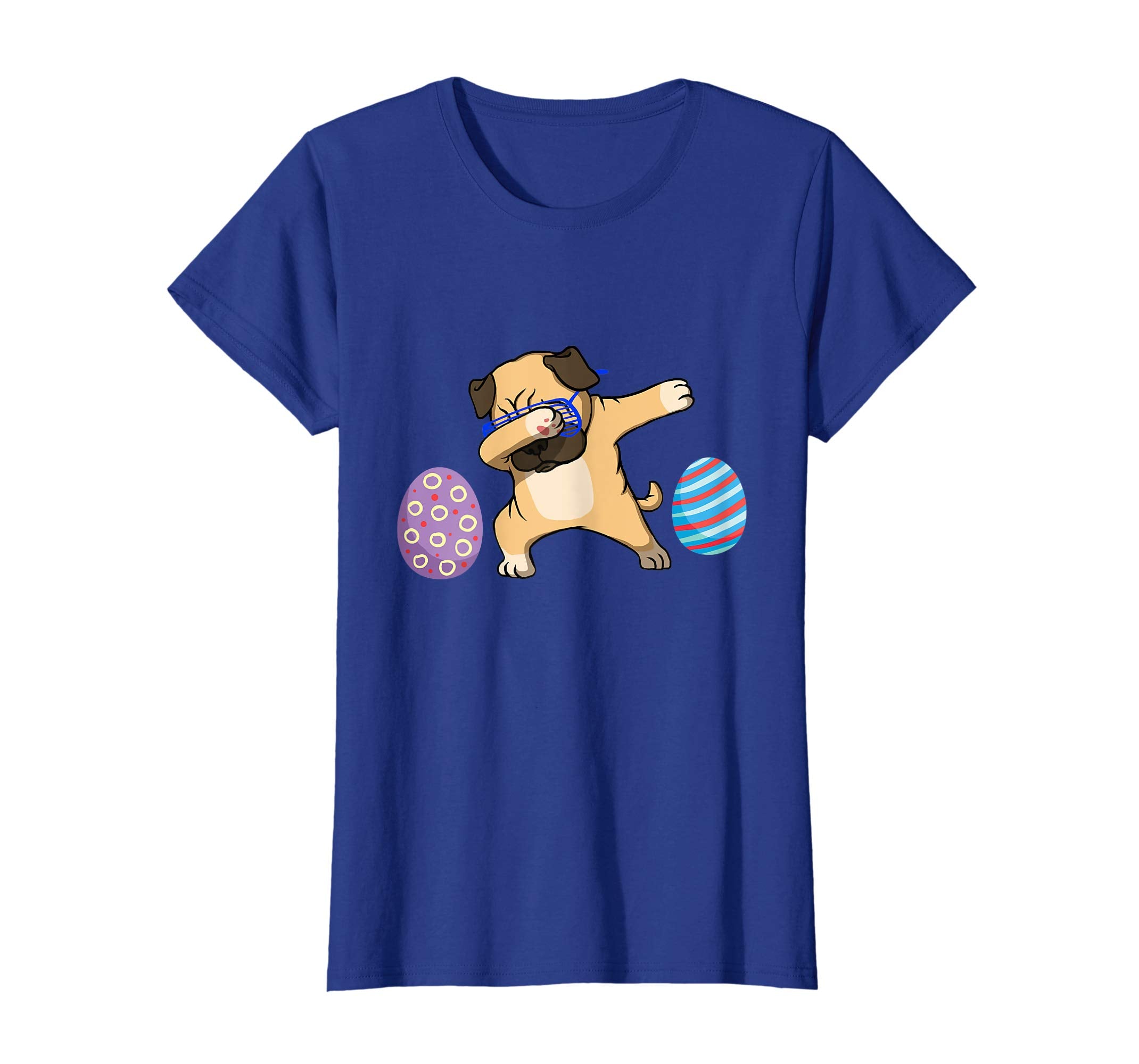 Pug Dabbing Eggs Easter Cute Easter Shirts For Boys