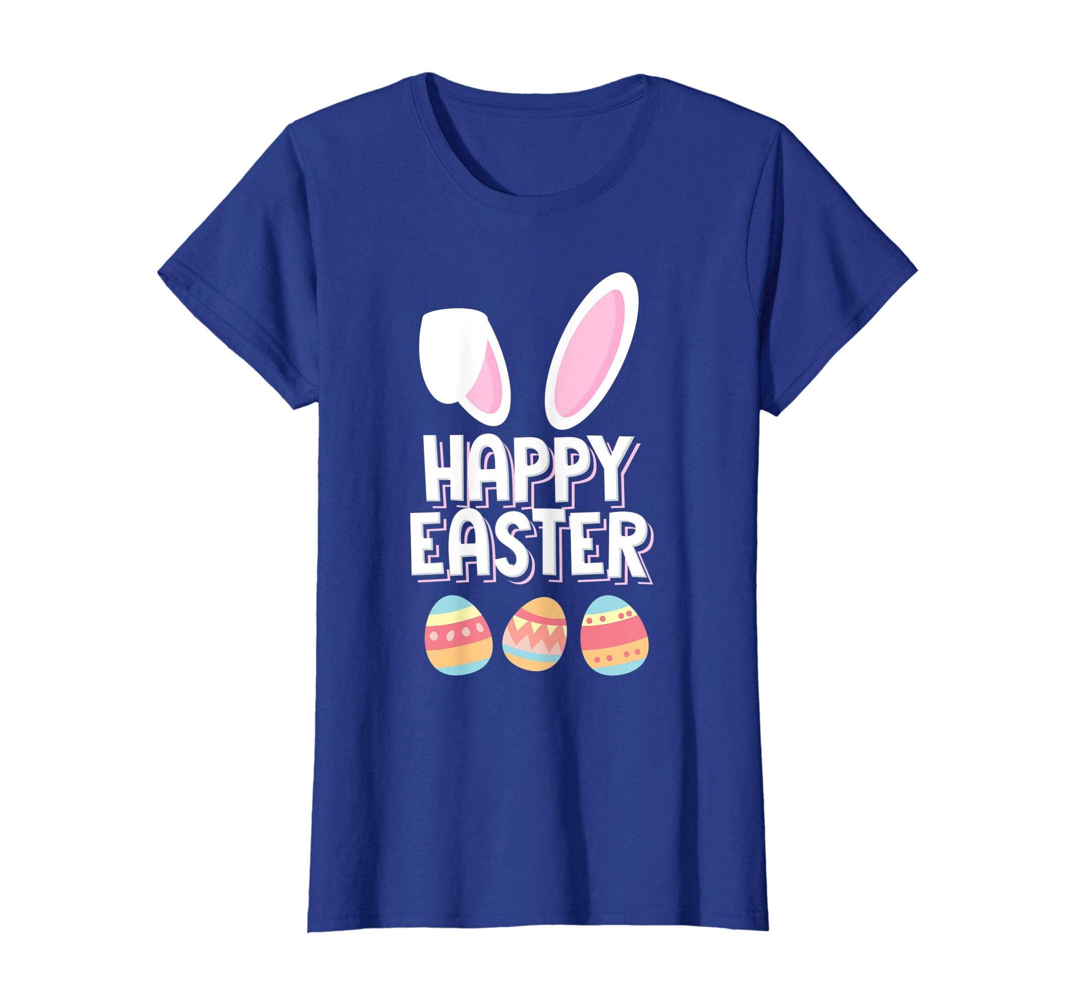 Happy Easter Shirt Funny Bunny Colorful Eggs Hunt T-Shirt
