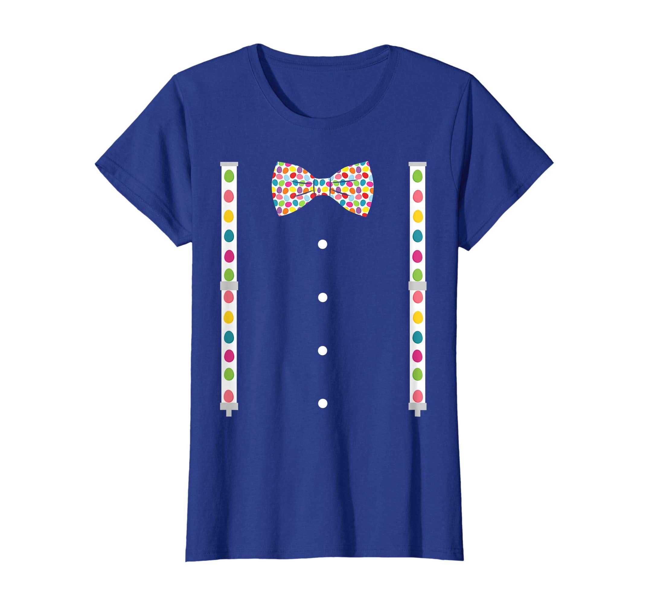Bow Tie &amp; Suspenders Dot Easter Costume T shirt