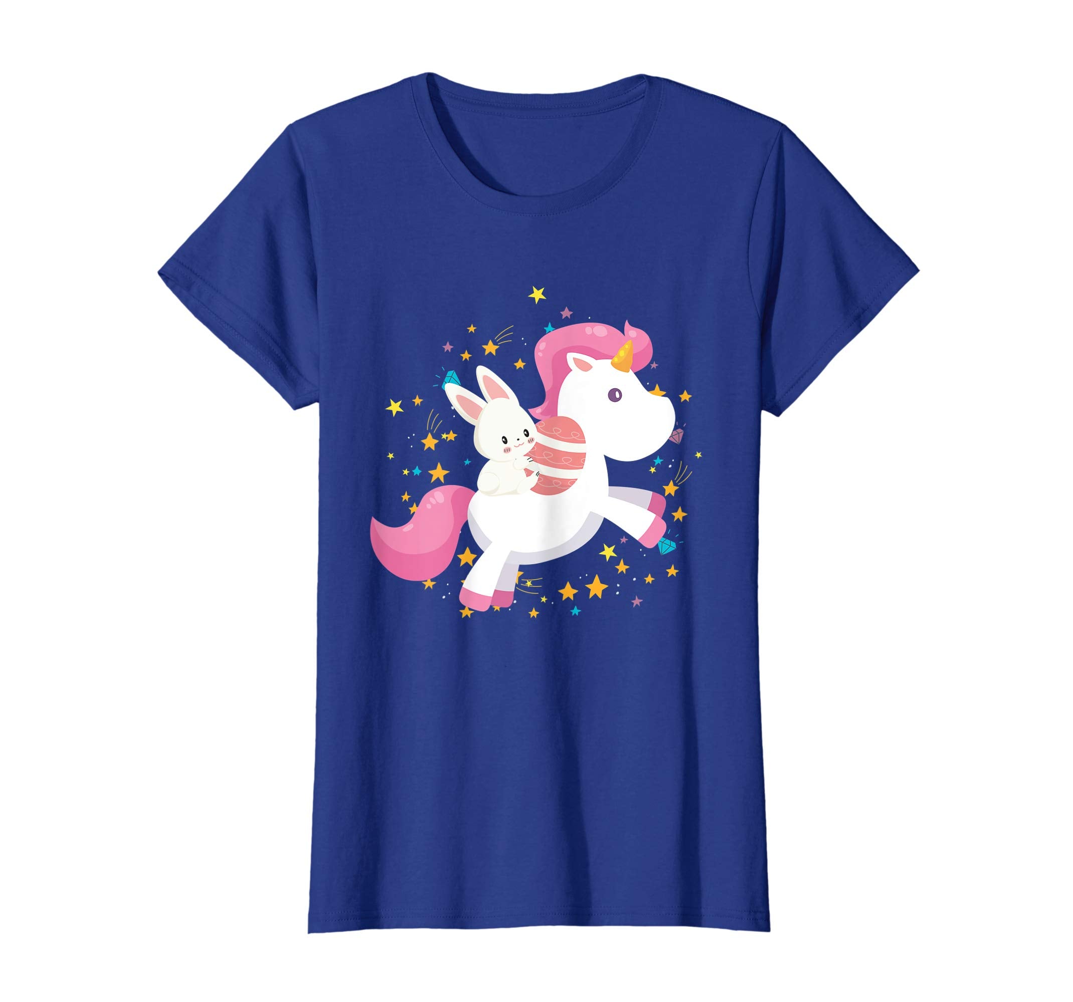 Easter Bunny Unicorn Riding T Shirt Funny Easter Gift For Ki