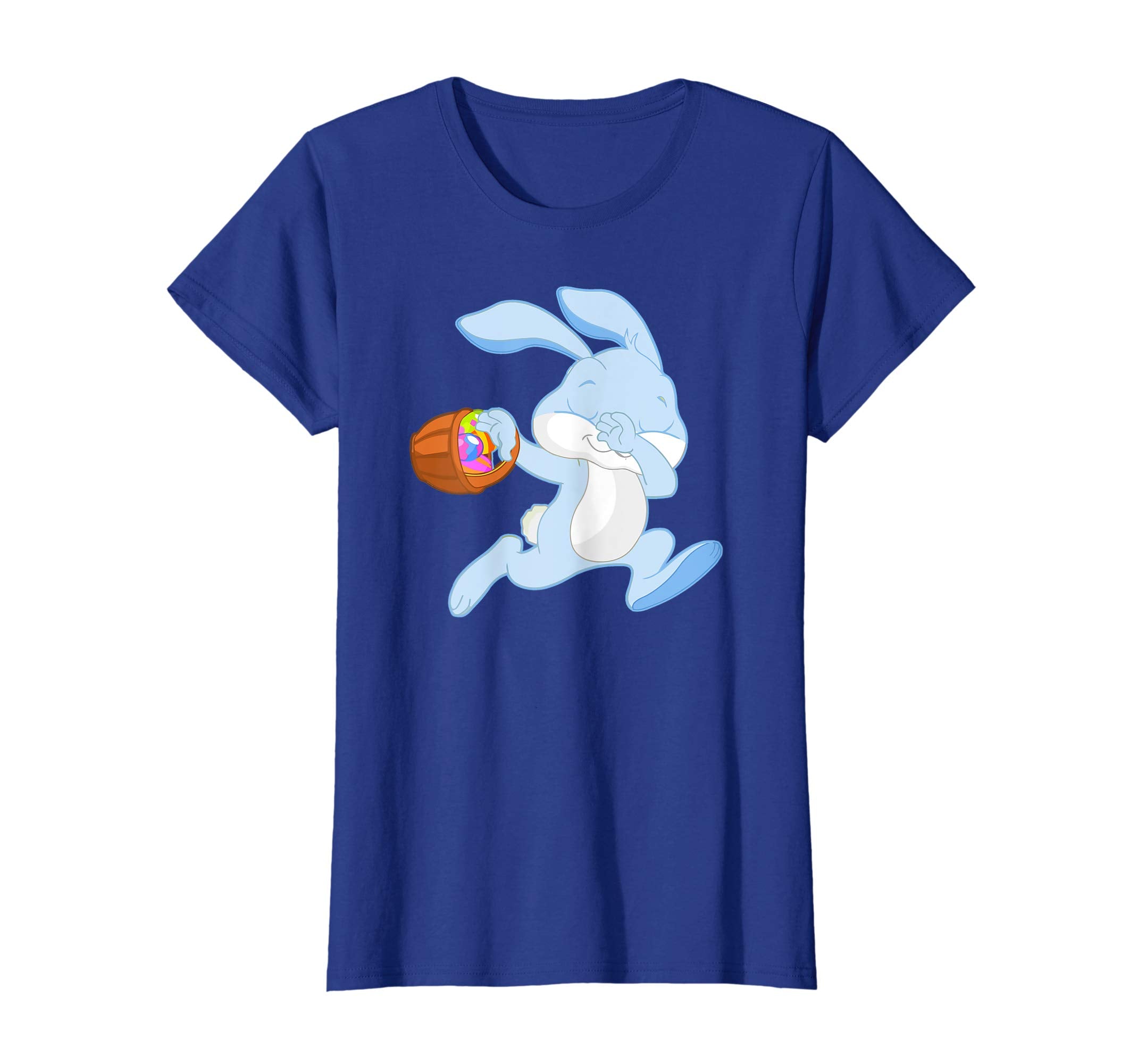 Easter Blue Rabbit Shirt, Cute Running Bunny Tee Gift