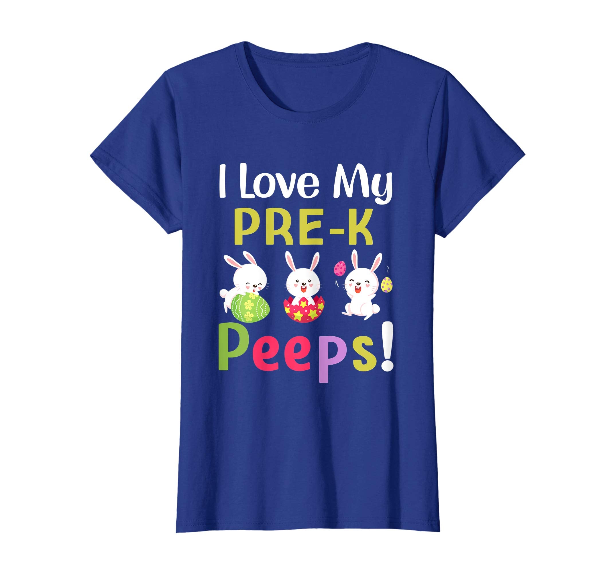 I Love My Pre-K Peeps Happy Easter Teacher Tshirt