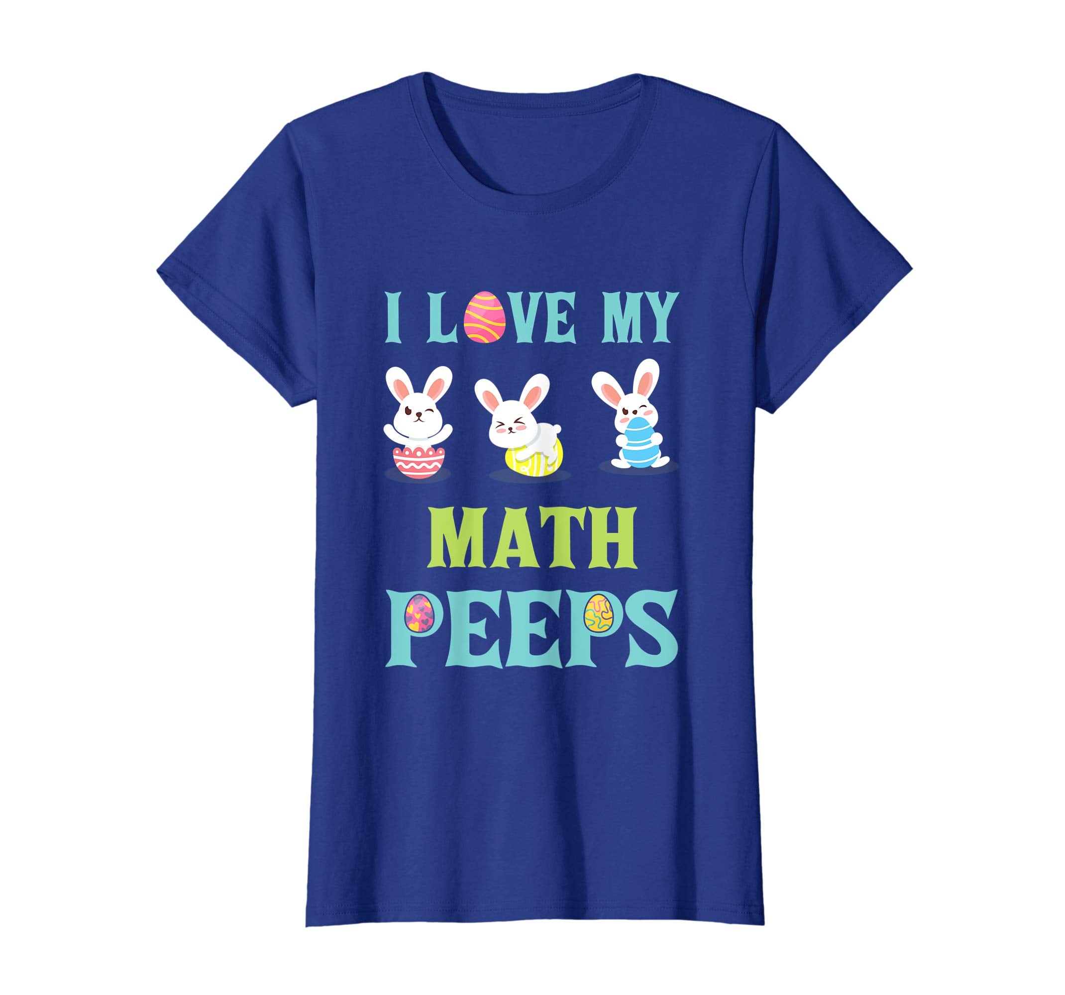 I Love My Math Peeps Happy Easter Teacher Shirt