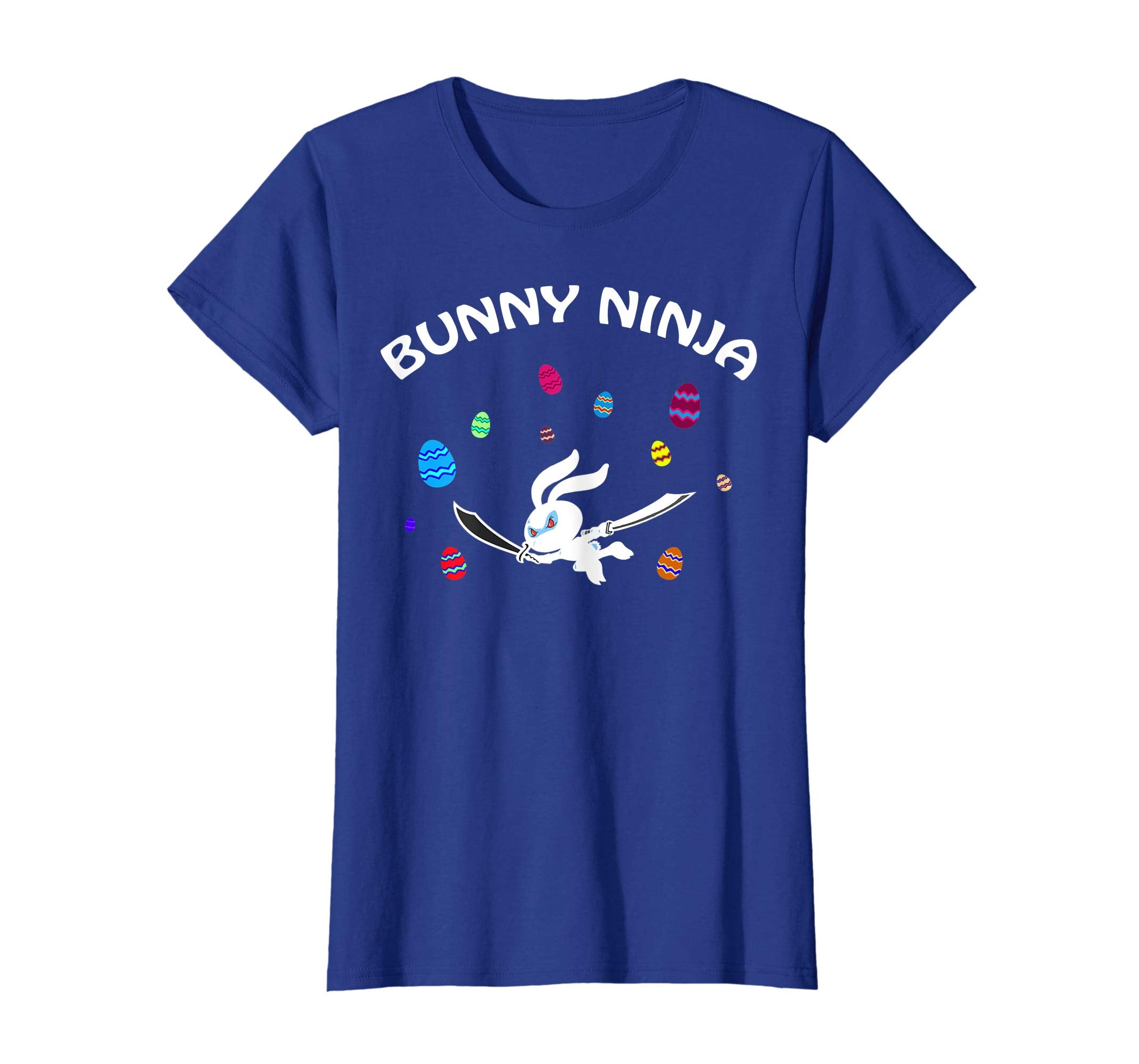 Funny Bunny Ninja Gift Easter T-Shirt Design