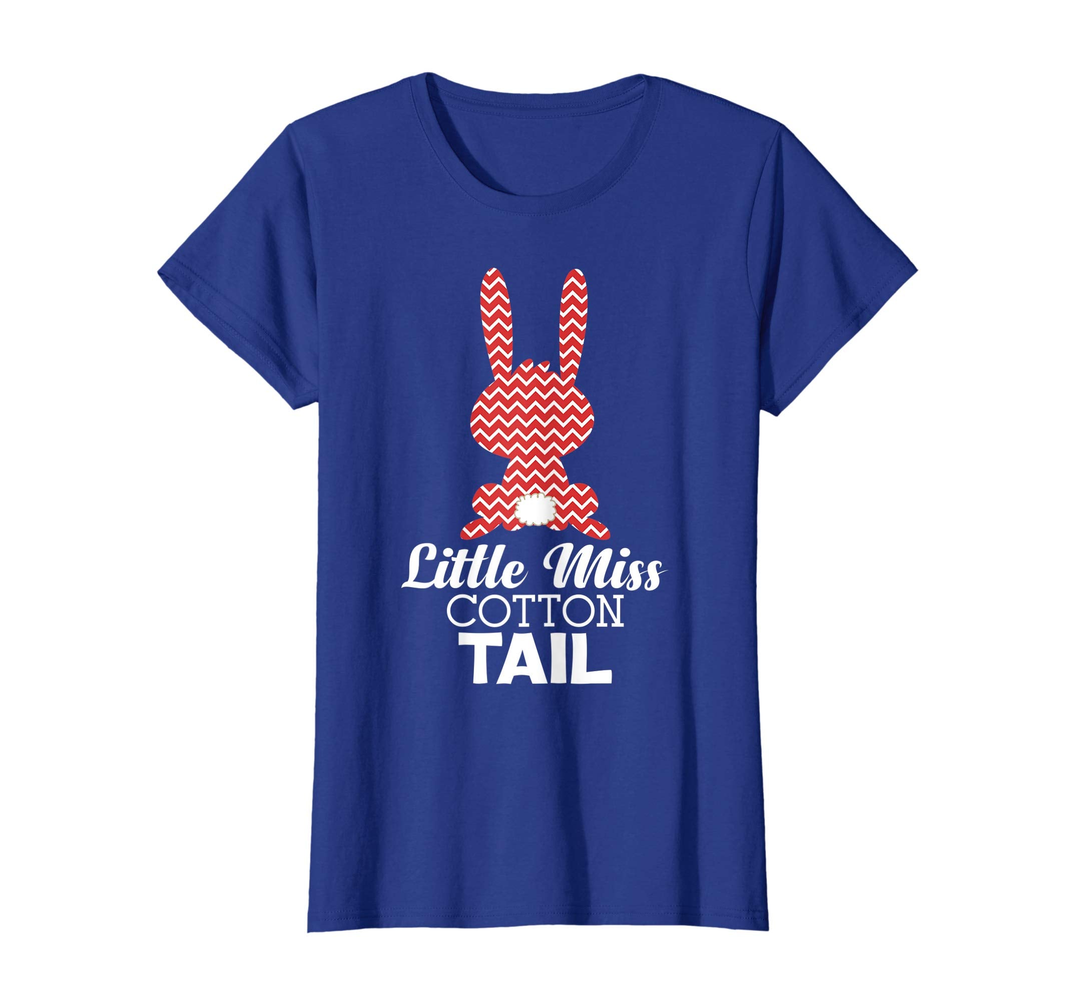 Little Miss Cotton Tail Bunny Happy Easter Day T-Shirt Egg