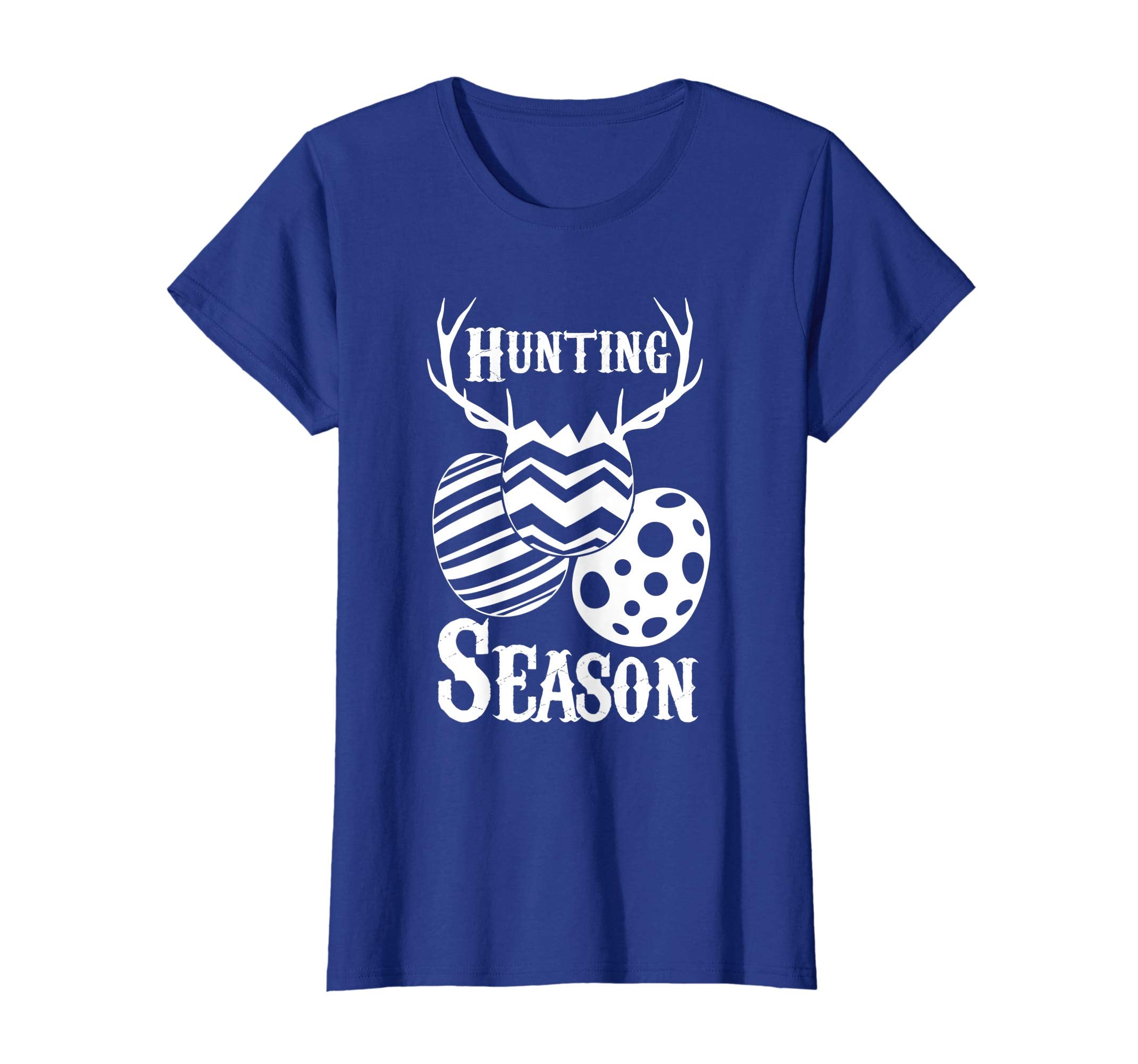 Hunting Season Funny Easter Eggs Deer Antlers T-Shirt