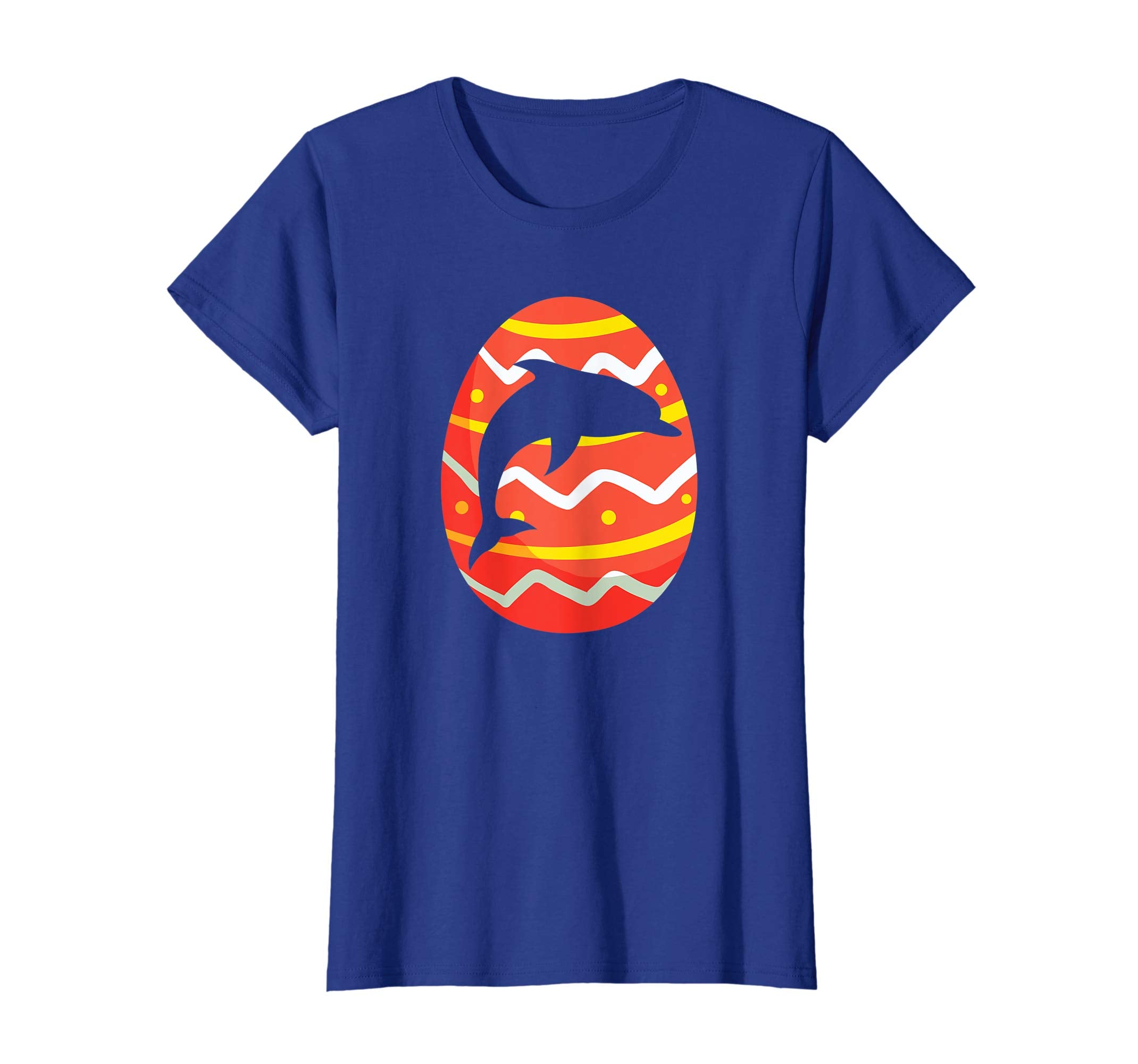 Happy Dolphin Easter Egg T-Shirt for Kids Boys Girls