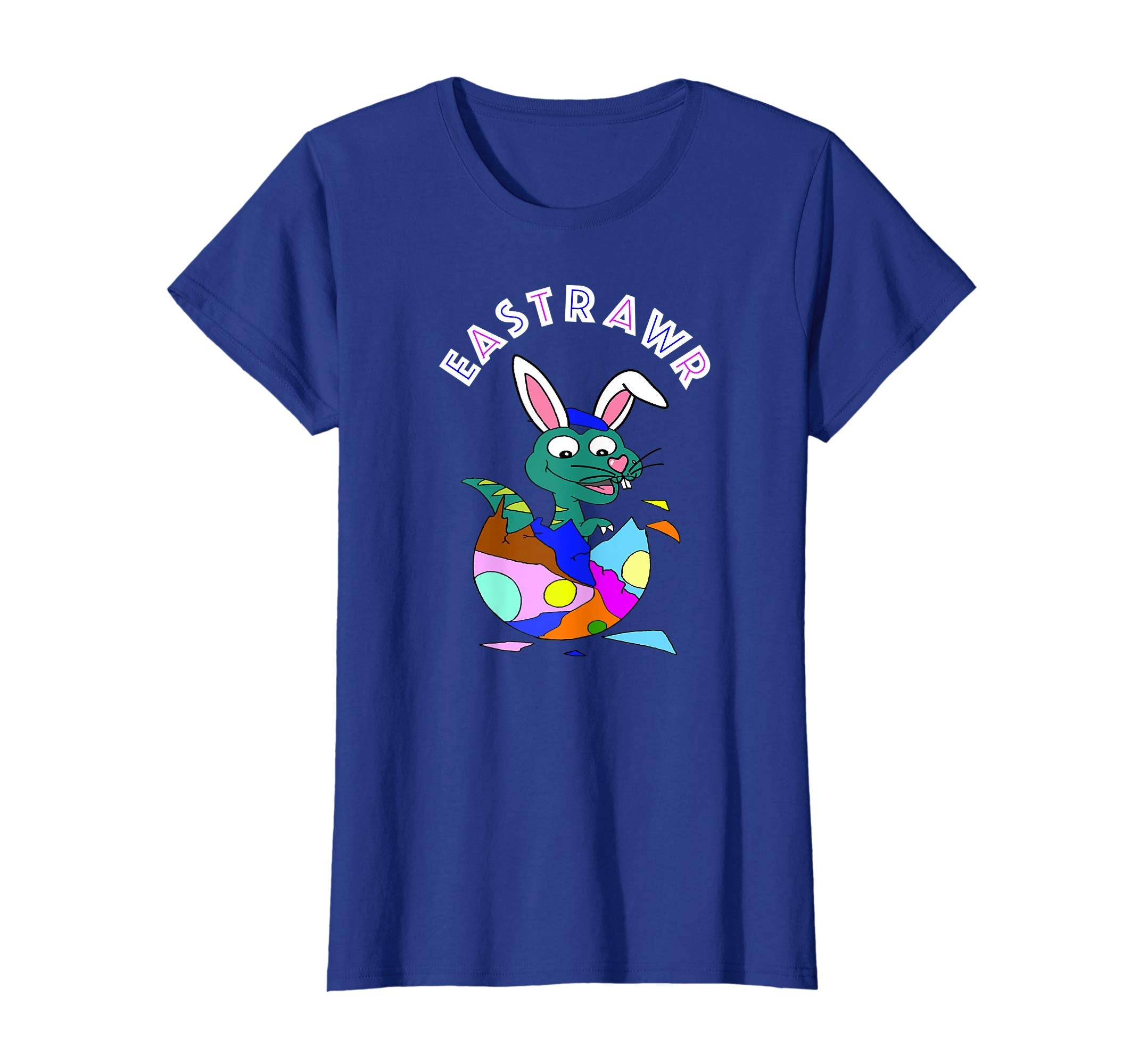 Easter Shirts For Kids Boys Girls T-Rex Shirt Easter Eggs
