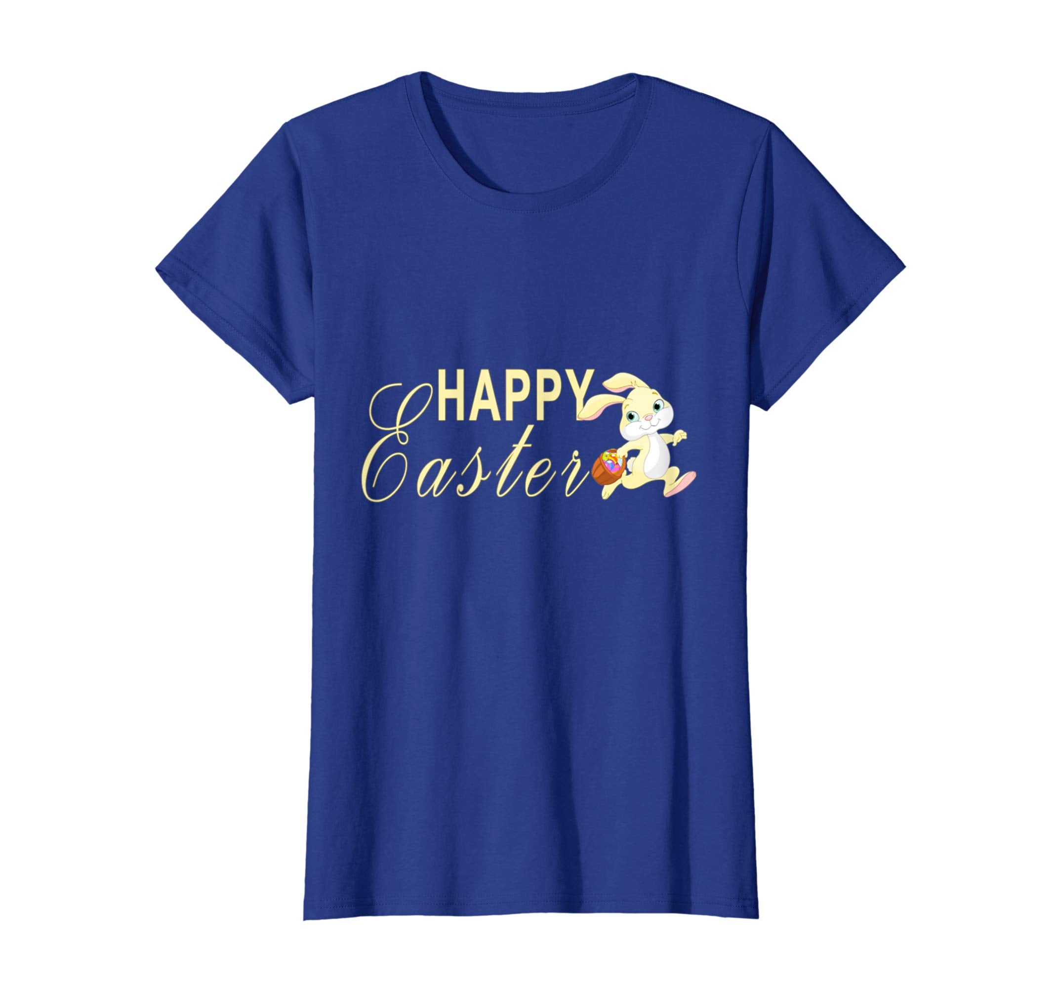 Tee-Happy Easter day Cute Bunny rabbit t shirt eggs gift